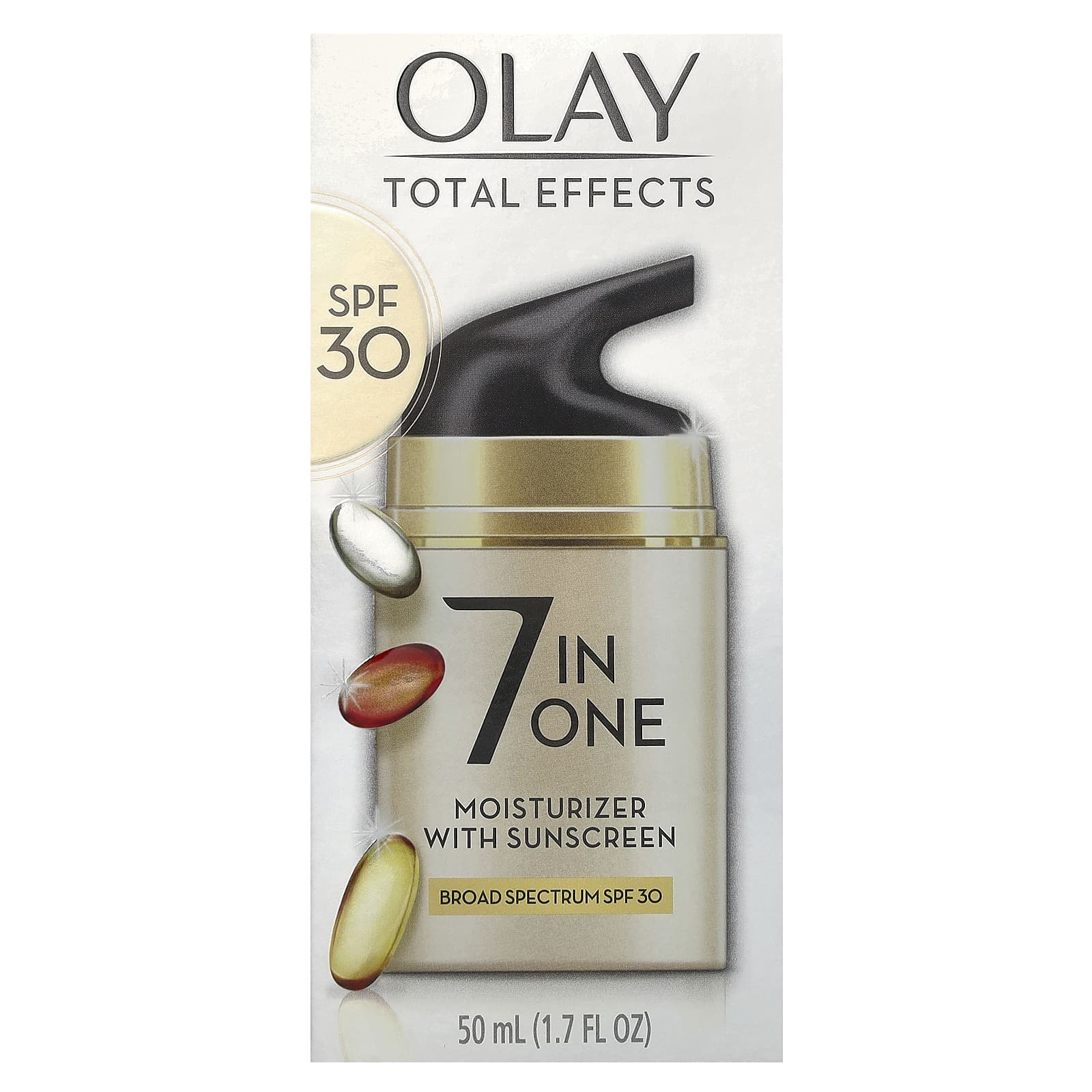 Olay, Total Effects, 7 в 1, увлажняющее и солнцезащитное средство с SPF 30, 50 мл (1,7 жидк. унции)