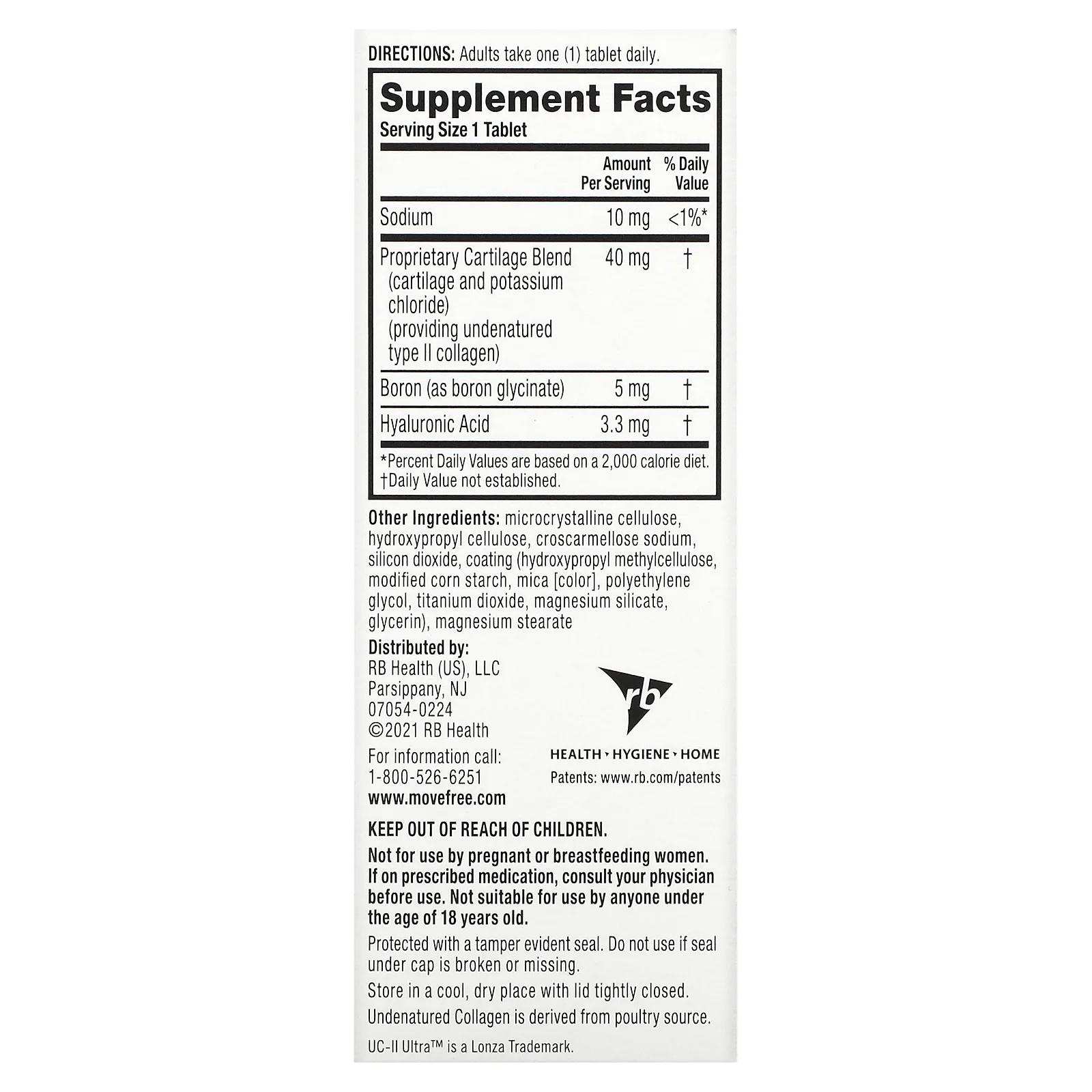 Schiff, Move Free, ультраэффективная добавка для здоровья суставов тройного действия, 30 таблеток, покрытых оболочкой