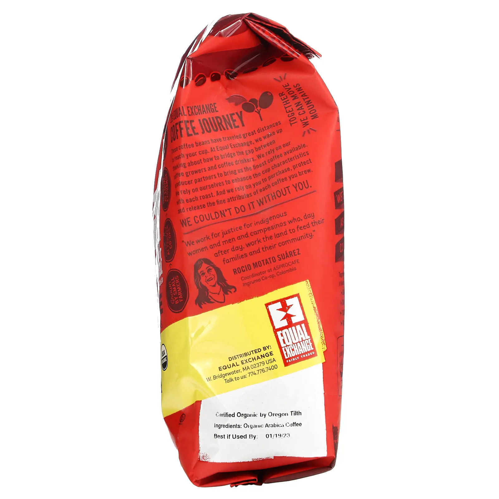 Equal Exchange, Органический кофе, французская обжарка, цельные зерна, 907 г (2 фунта)