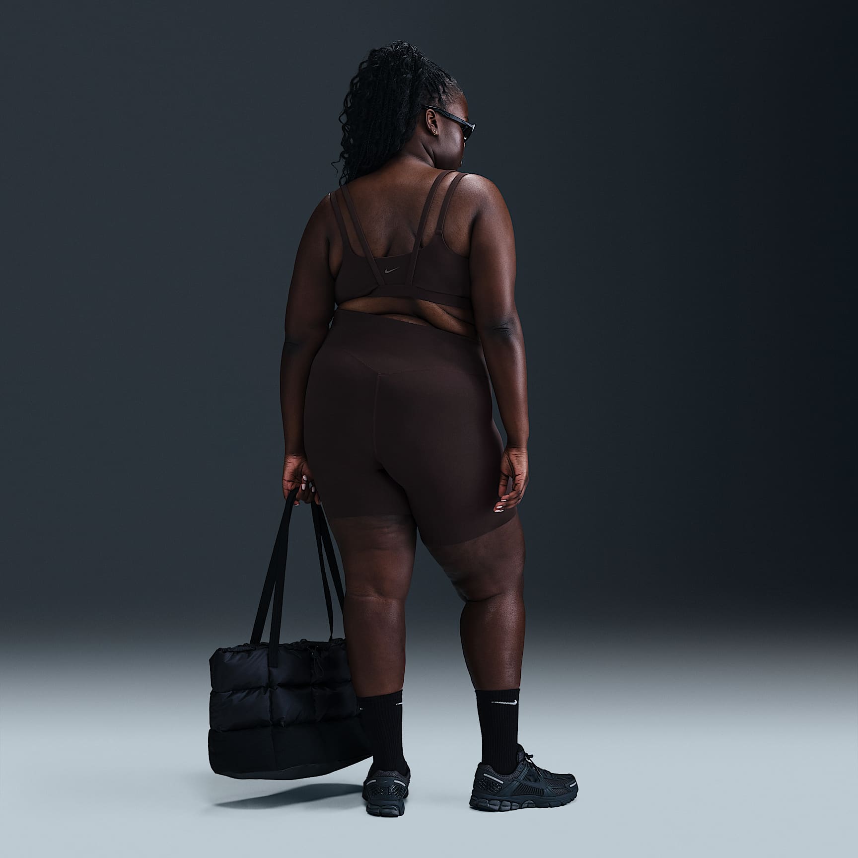 Nike Zenvy Strappy Women's Light-Support Padded Sports Bra (Plus Size)