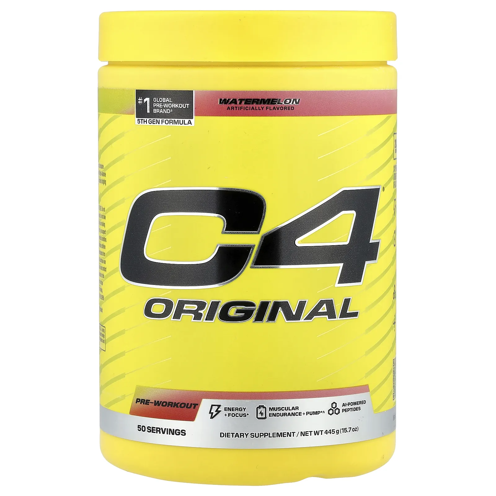 C4 / Cellucor, C4® Original, предтренировочный комплекс, со вкусом арбуза, 445 г (15,7 унции)