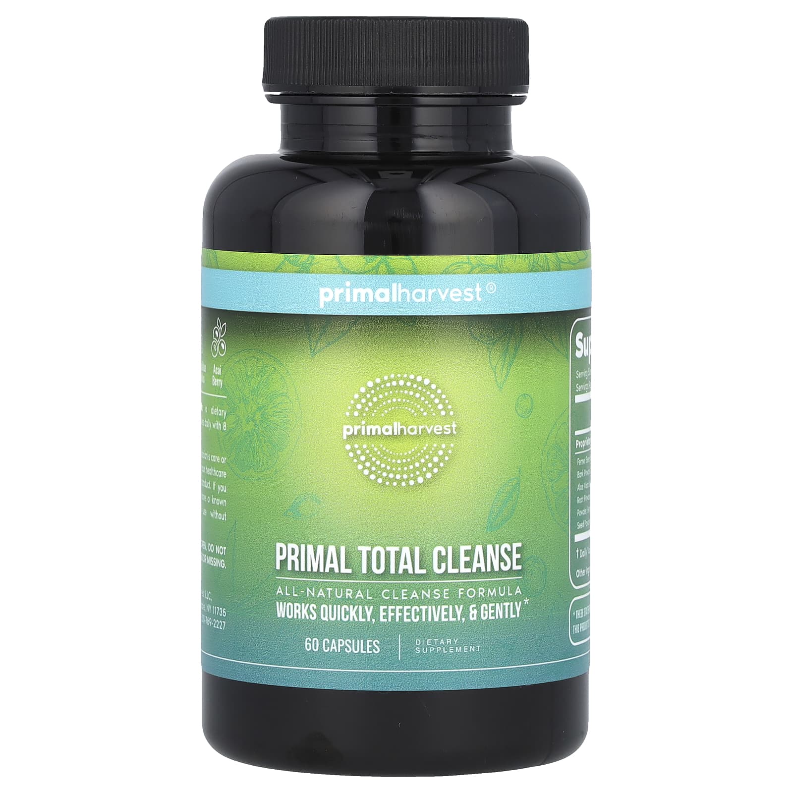 Primal Harvest, Primal Total Cleanse, 60 капсул