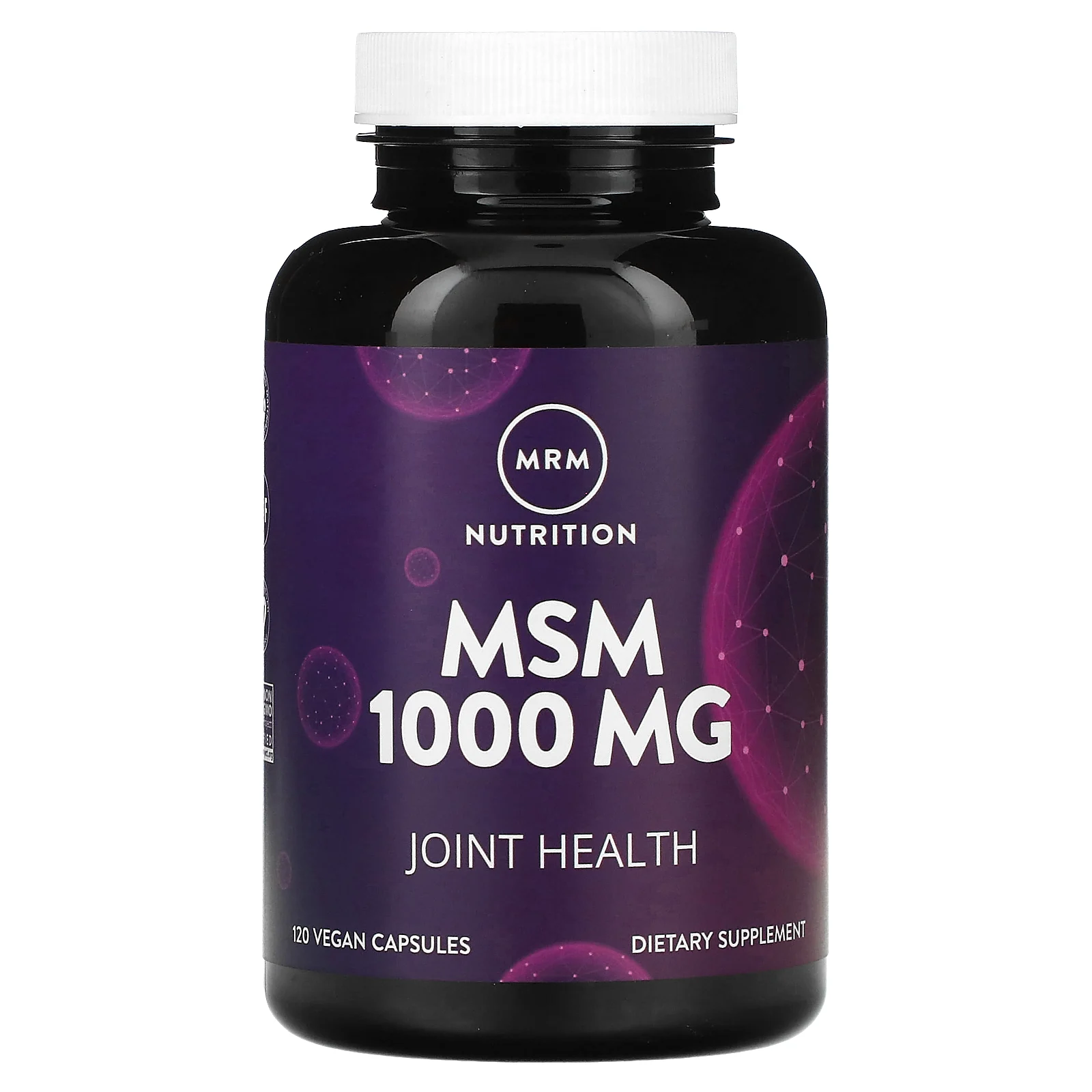 MRM Nutrition, Nutrition, МСМ, 1000 мг, 120 веганских капсул