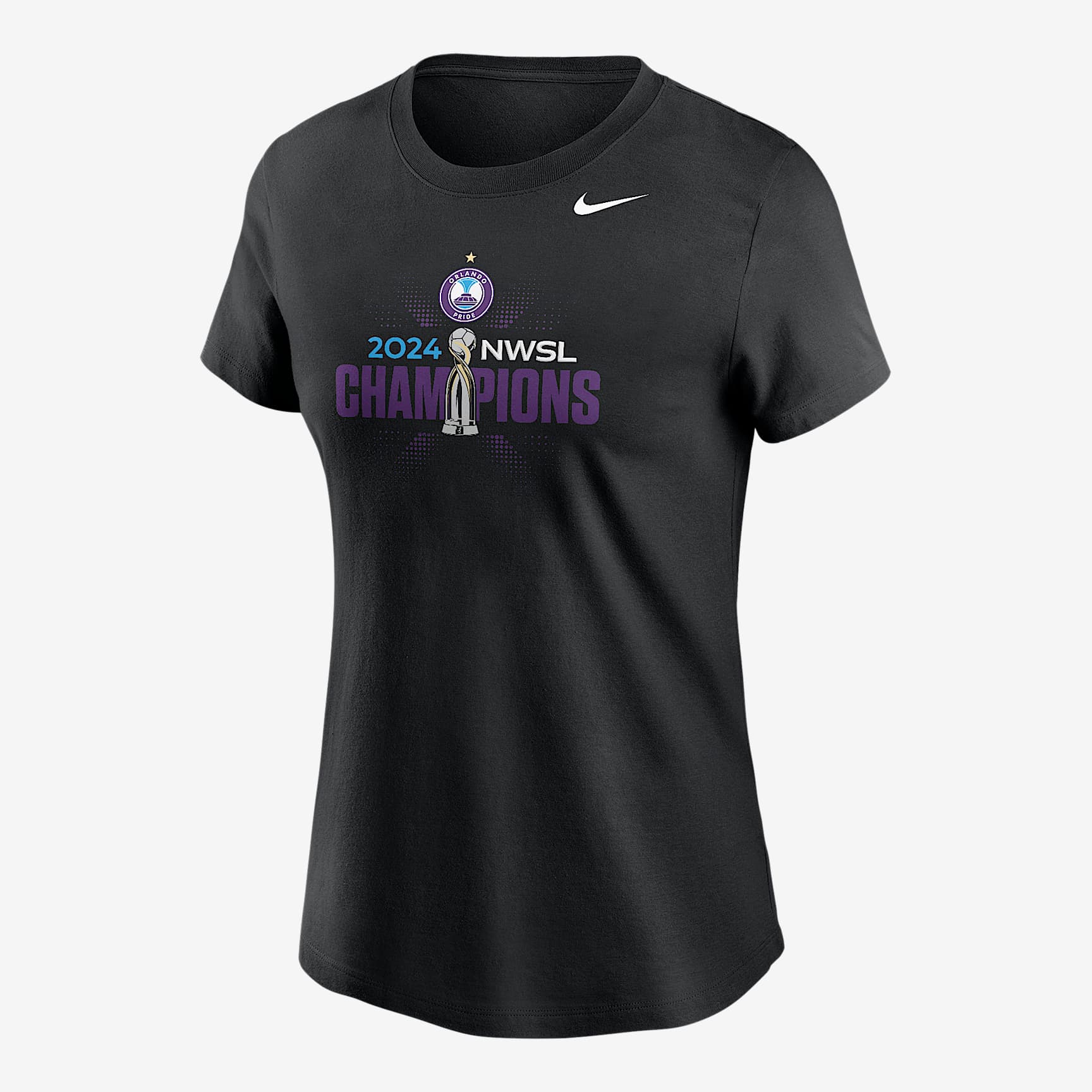 Orlando Pride 2024 NWSL Champions Women's Nike T-Shirt