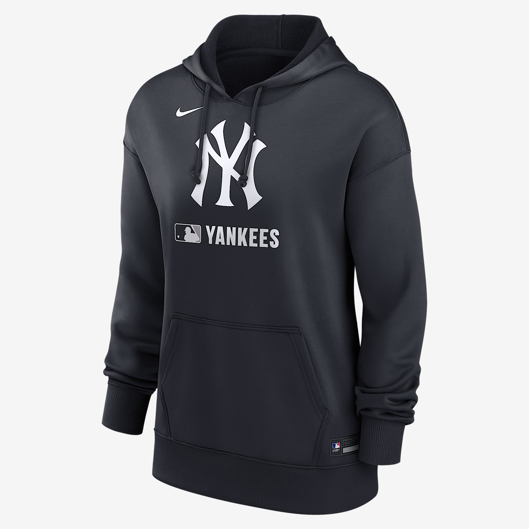 New York Yankees Authentic Collection Women's Nike Therma MLB Pullover Hoodie