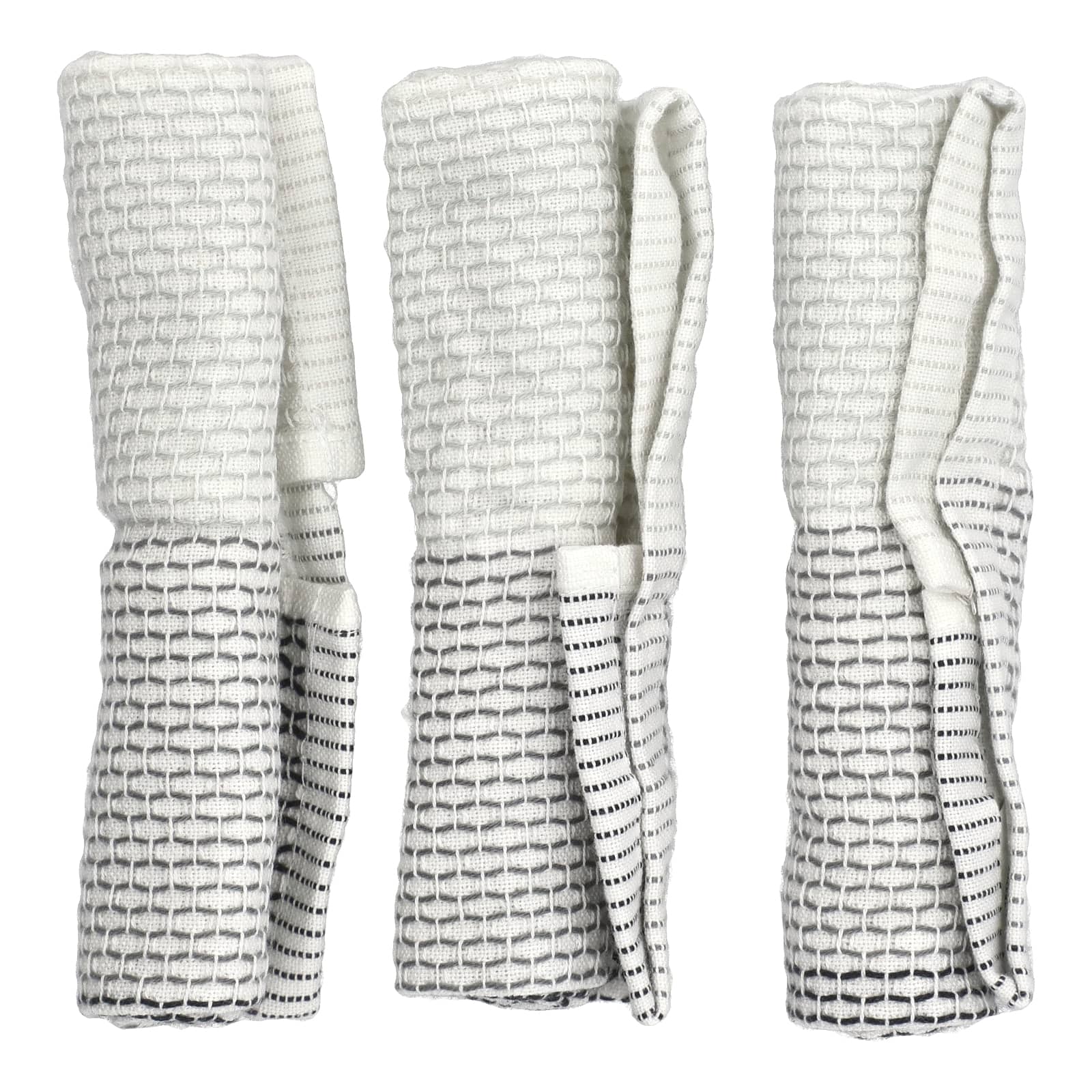 Full Circle, Салфетки для чистки посуды, серая, 3 шт.