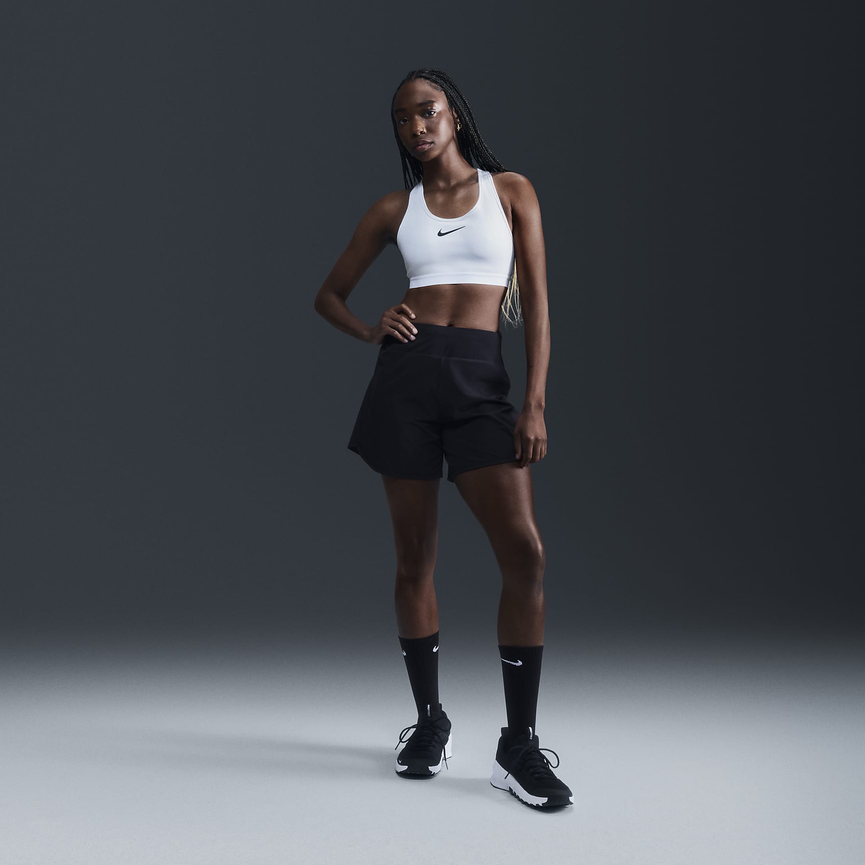 Nike Swoosh High Support Women's Non-Padded Adjustable Sports Bra