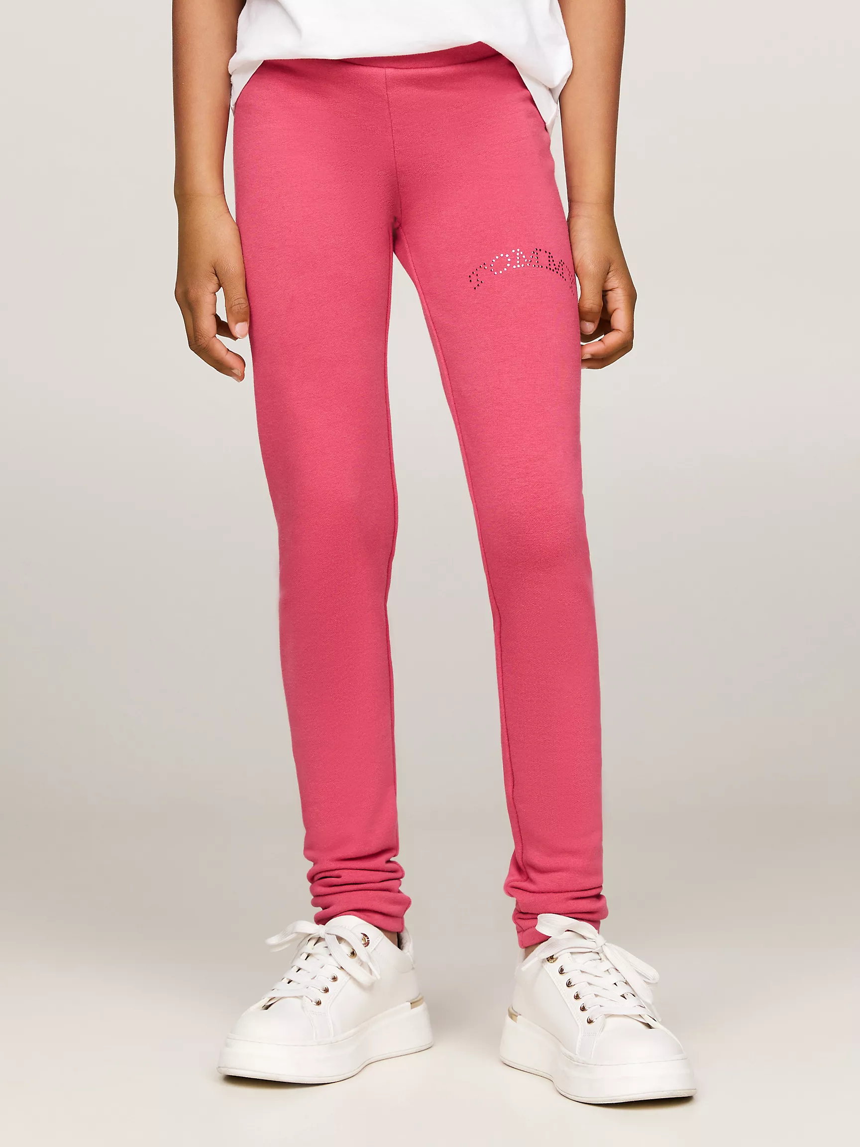 Леггинсы для девочек Tommy Hilfiger, Детские леггинсы Tommy с фольгированными точками