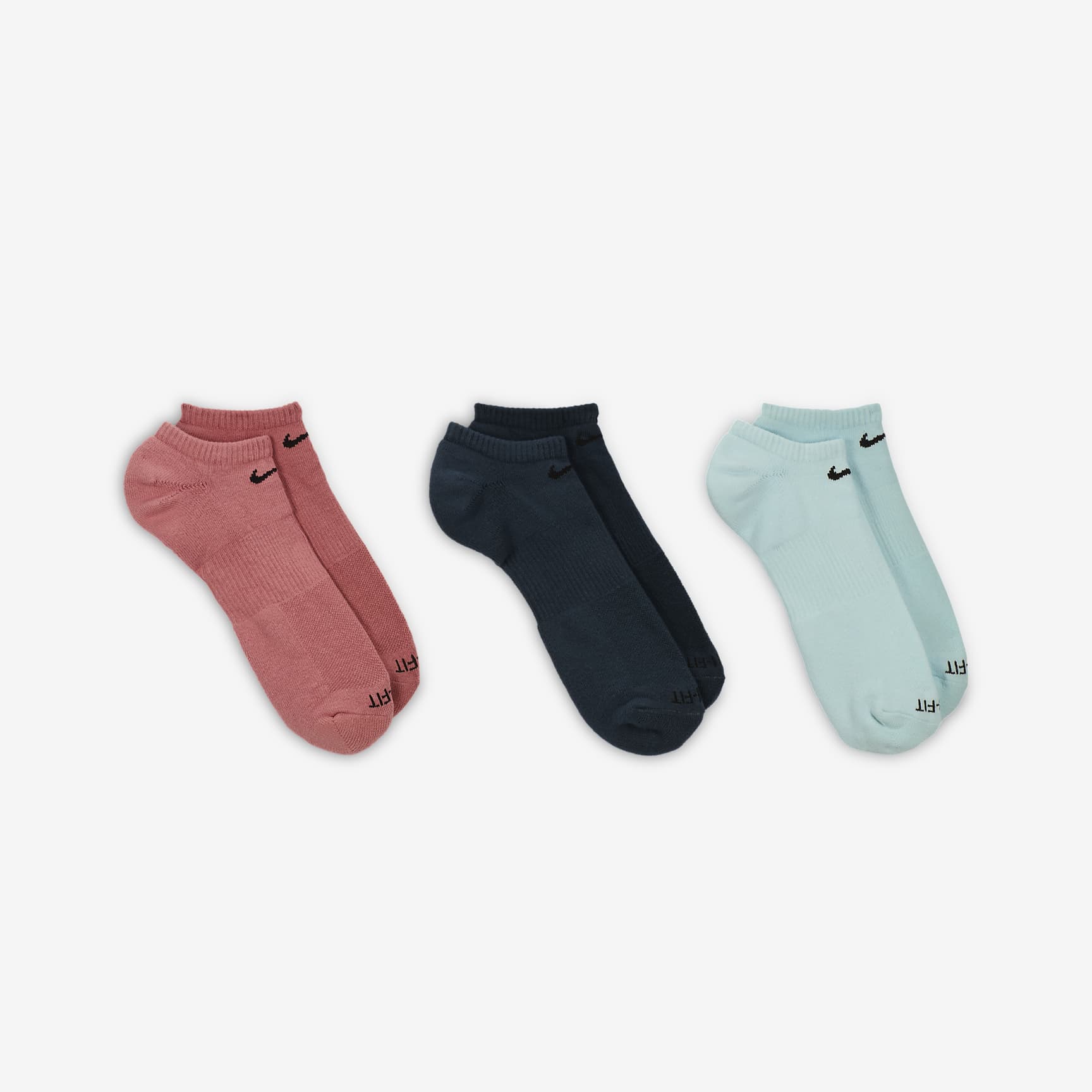 Nike Everyday Plus Cushion Training No-Show Socks (3 Pairs)