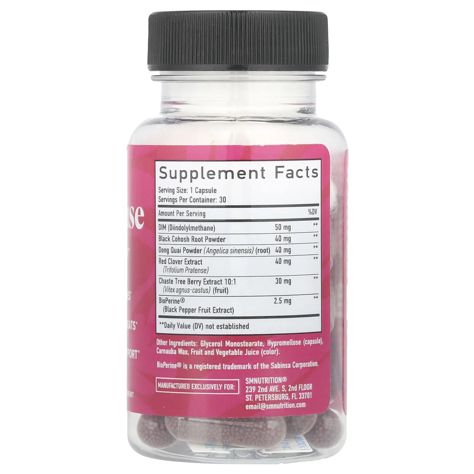 SMNutrition, Комплекс для поддержки менопаузы, 30 капсул