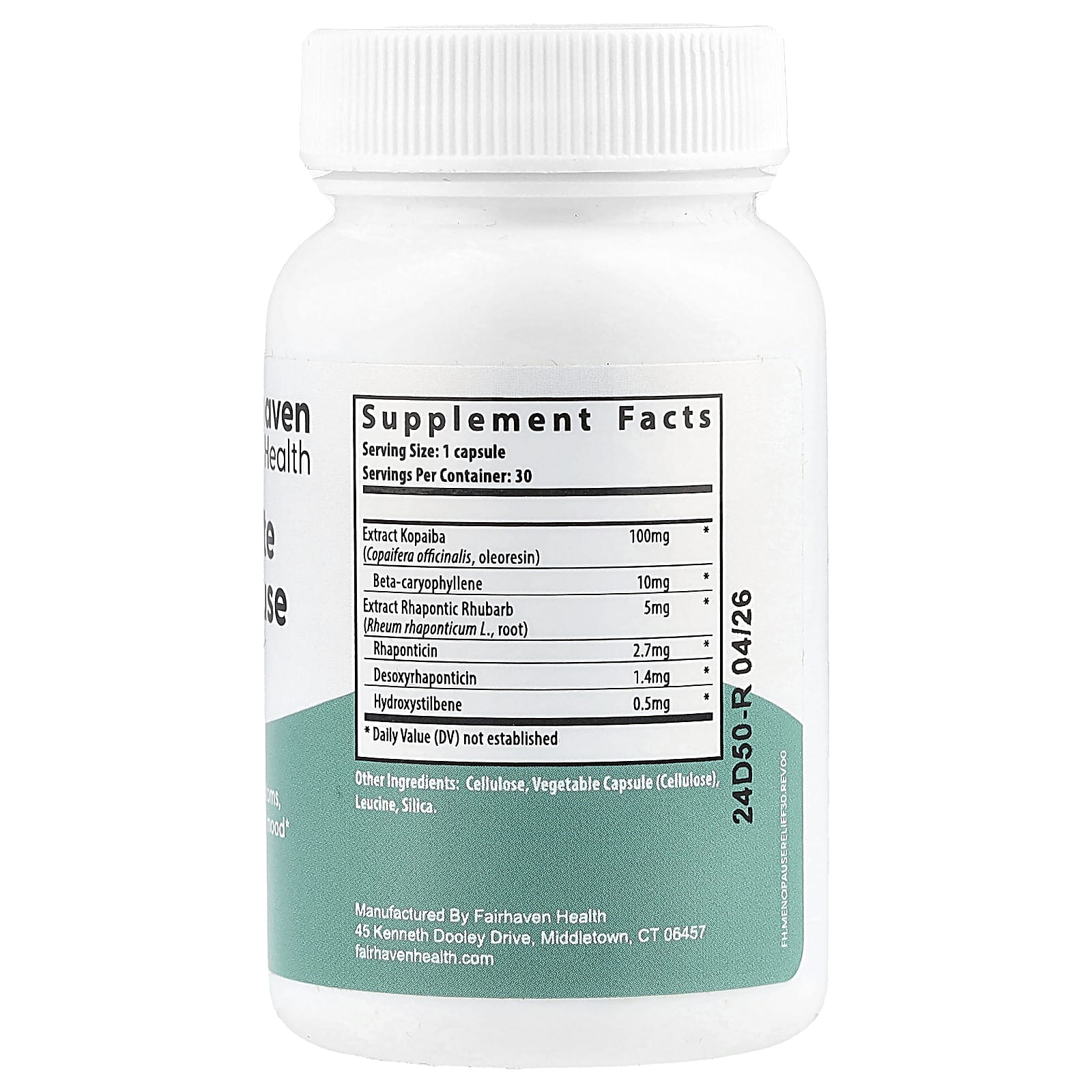 Fairhaven Health, Комплексное средство для облегчения менопаузы, 30 капсул