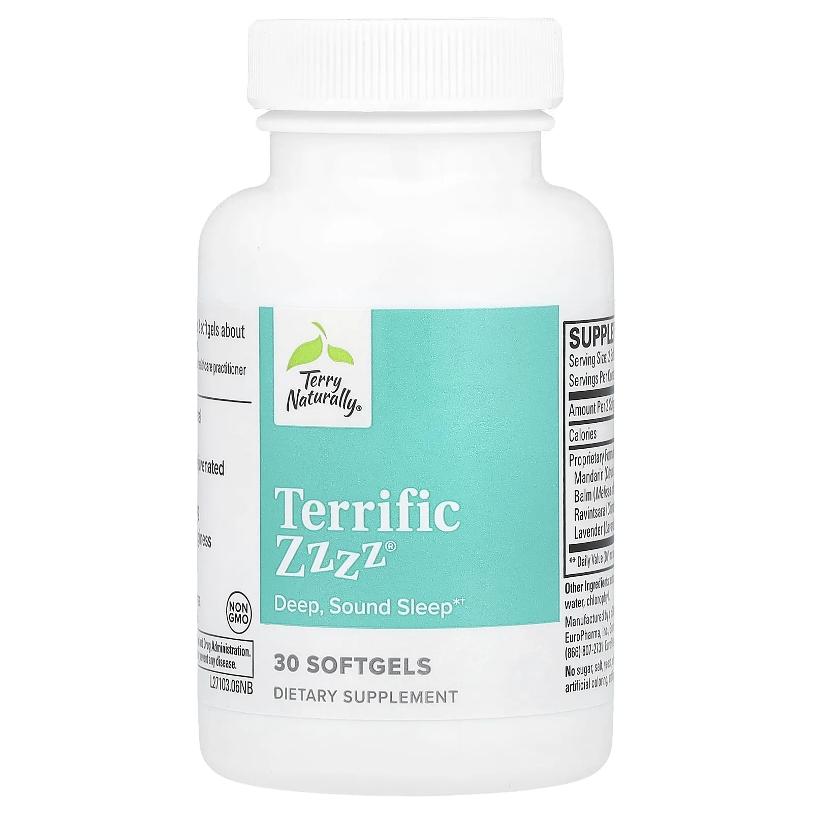 Terry Naturally, Потрясающий Zazzz®, 30 мягких капсул