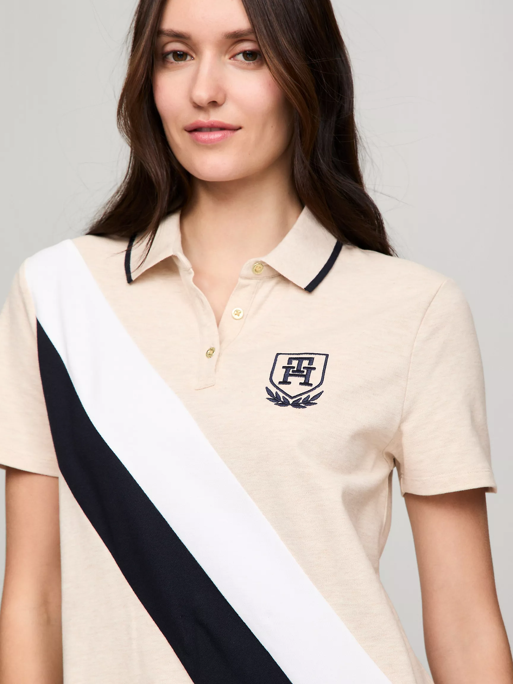 Женское платье Tommy Hilfiger, Поло-платье с полосками Banner
