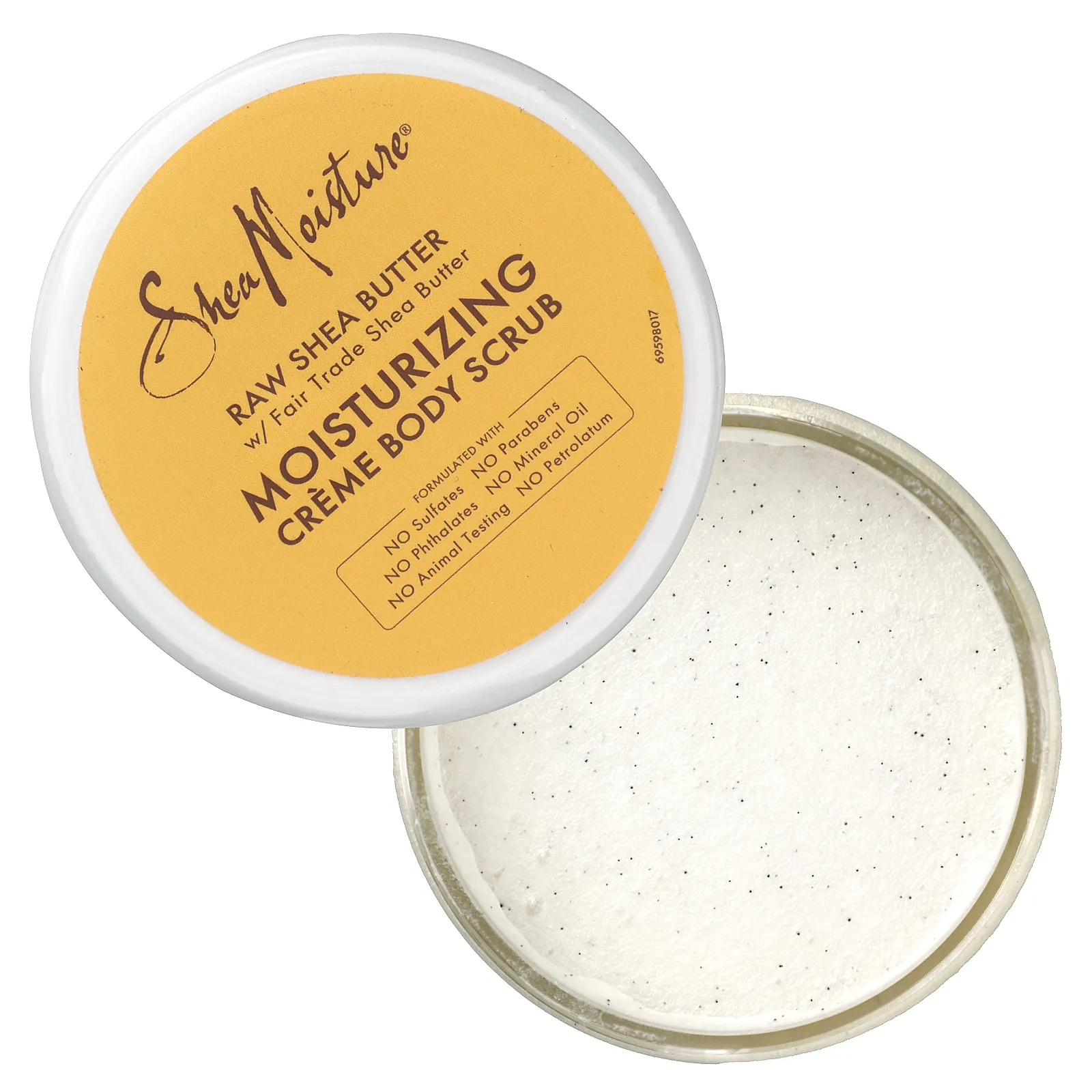 SheaMoisture, необработанное масло ши, увлажняющий крем-скраб для тела, 320 г (11,3 унции)