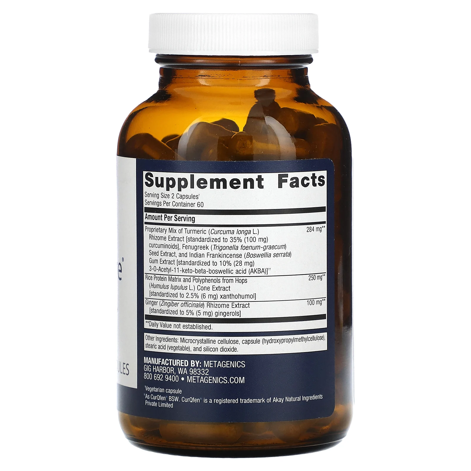 Metagenics, Inflavonoid Intensive Care, 120 капсул