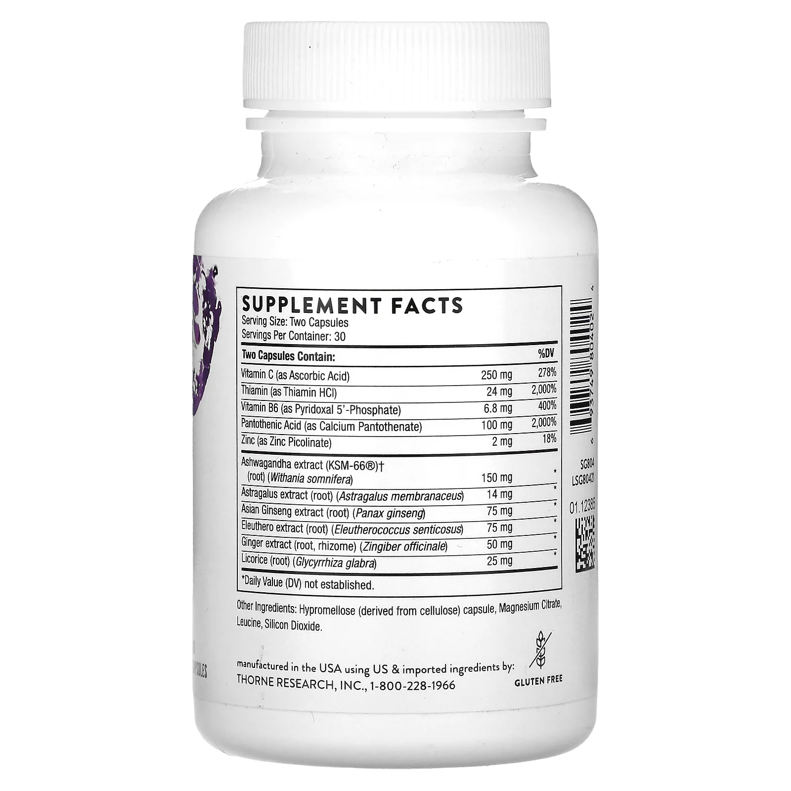 Thorne, Stress Balance, 60 капсул