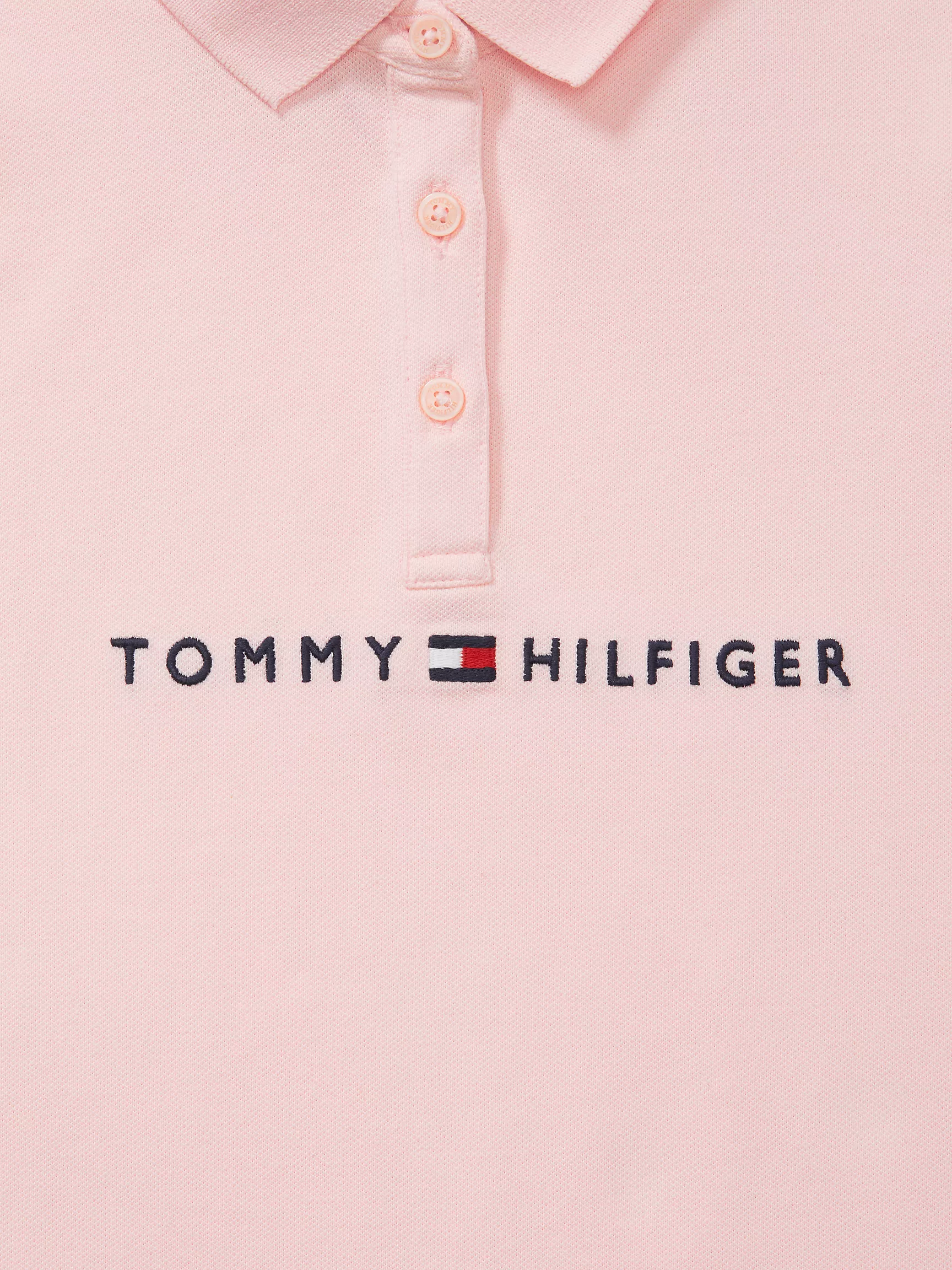 Платье для девочек Tommy Hilfiger, Детское поло-платье с логотипом Hilfiger