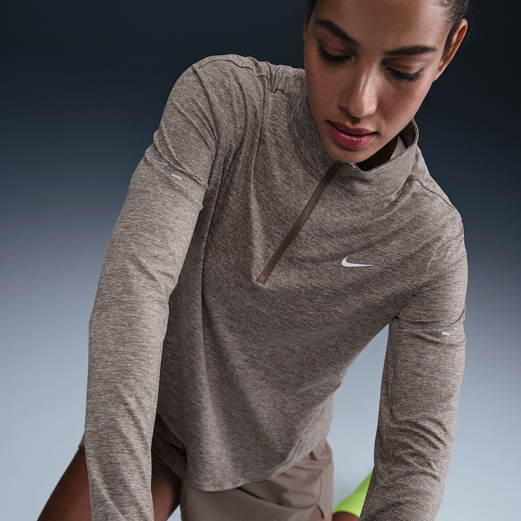 Nike Swift Women's Dri-FIT UV 1/4-Zip Running Top