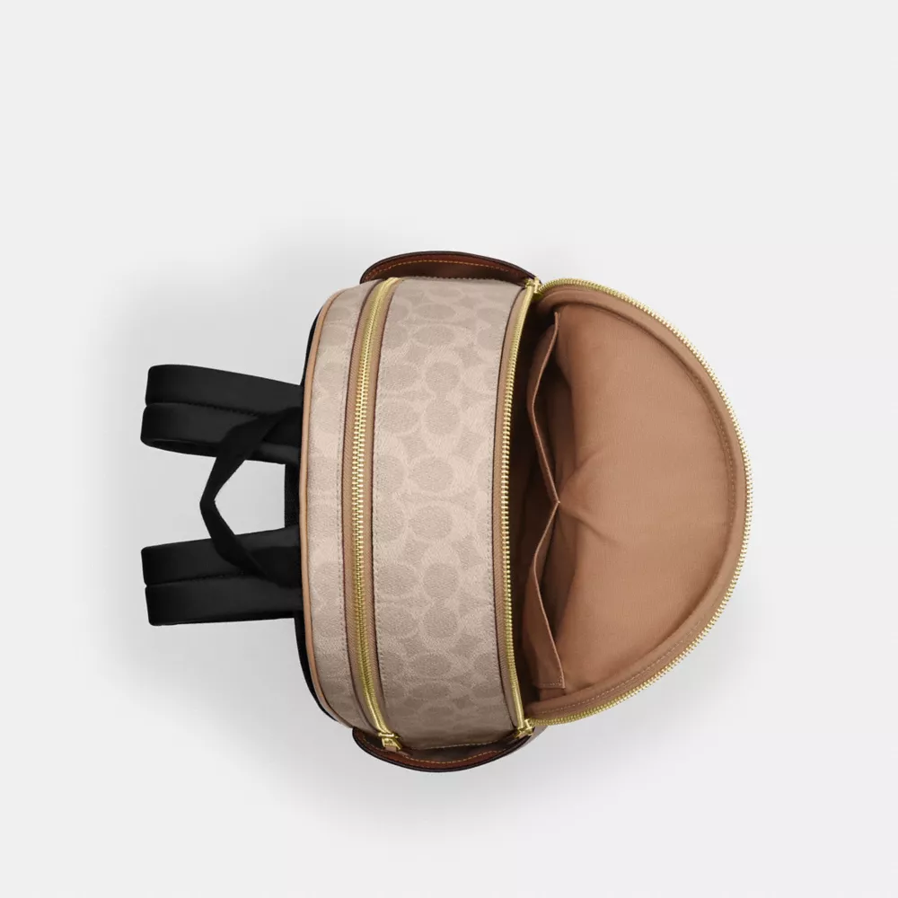 Рюкзак COACH Court Backpack In Blocked Signature Canvas