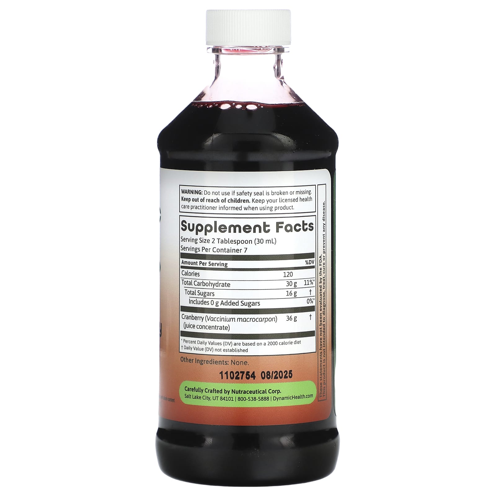 Dynamic Health, клюквенный концентрат, 237 мл (8 жидк. унций)