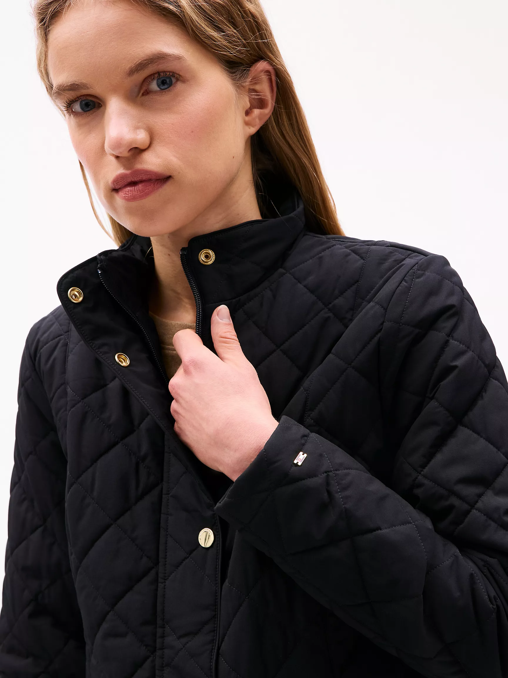 Женская куртка Tommy Hilfiger, Стеганая куртка для верховой езды