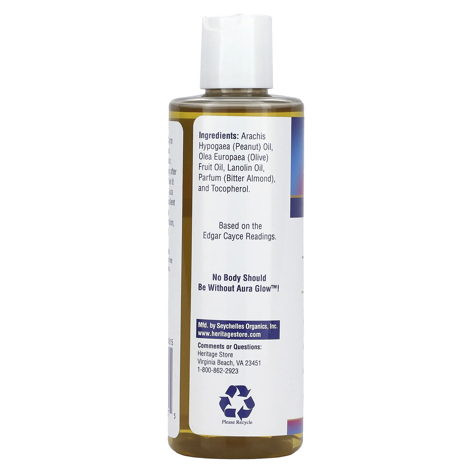 Heritage Store, Aura Glow, миндаль, 240 мл (8 жидк. унций)