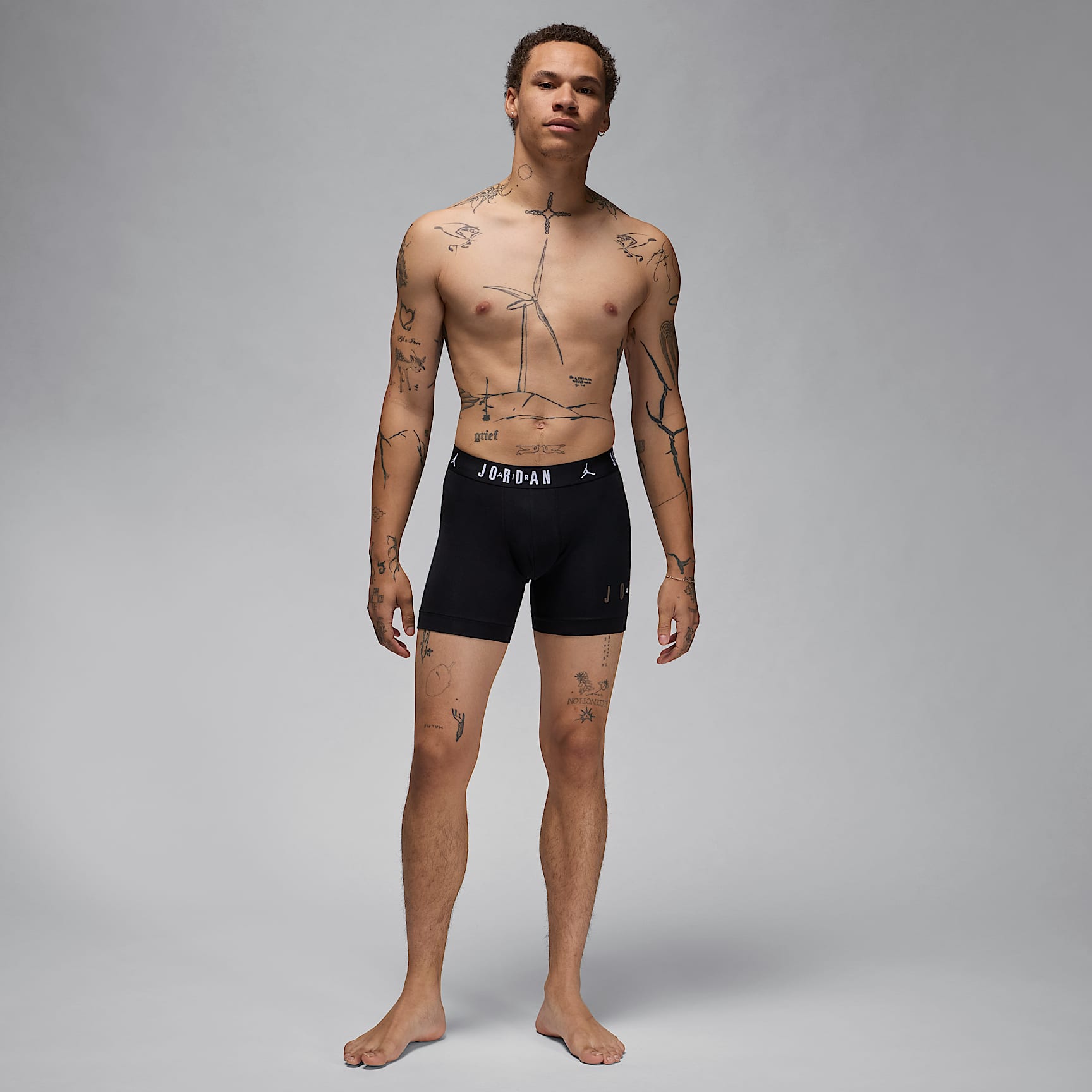 Jordan Dri-FIT Cotton Essentials Men's Flight Boxer Briefs (2-Pack)