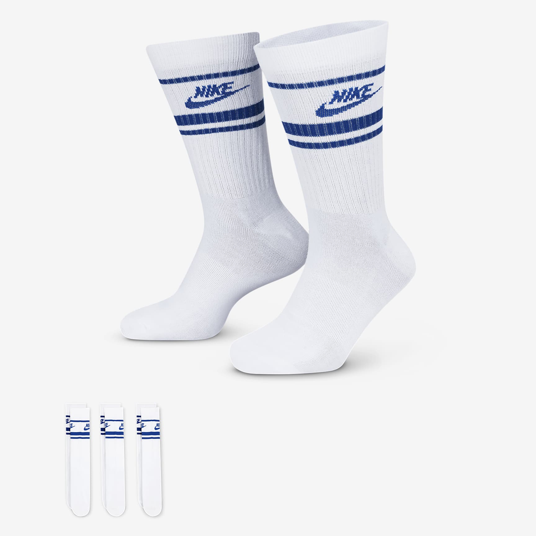 Nike Sportswear Dri-FIT Everyday Essential Crew Socks (3 Pairs)
