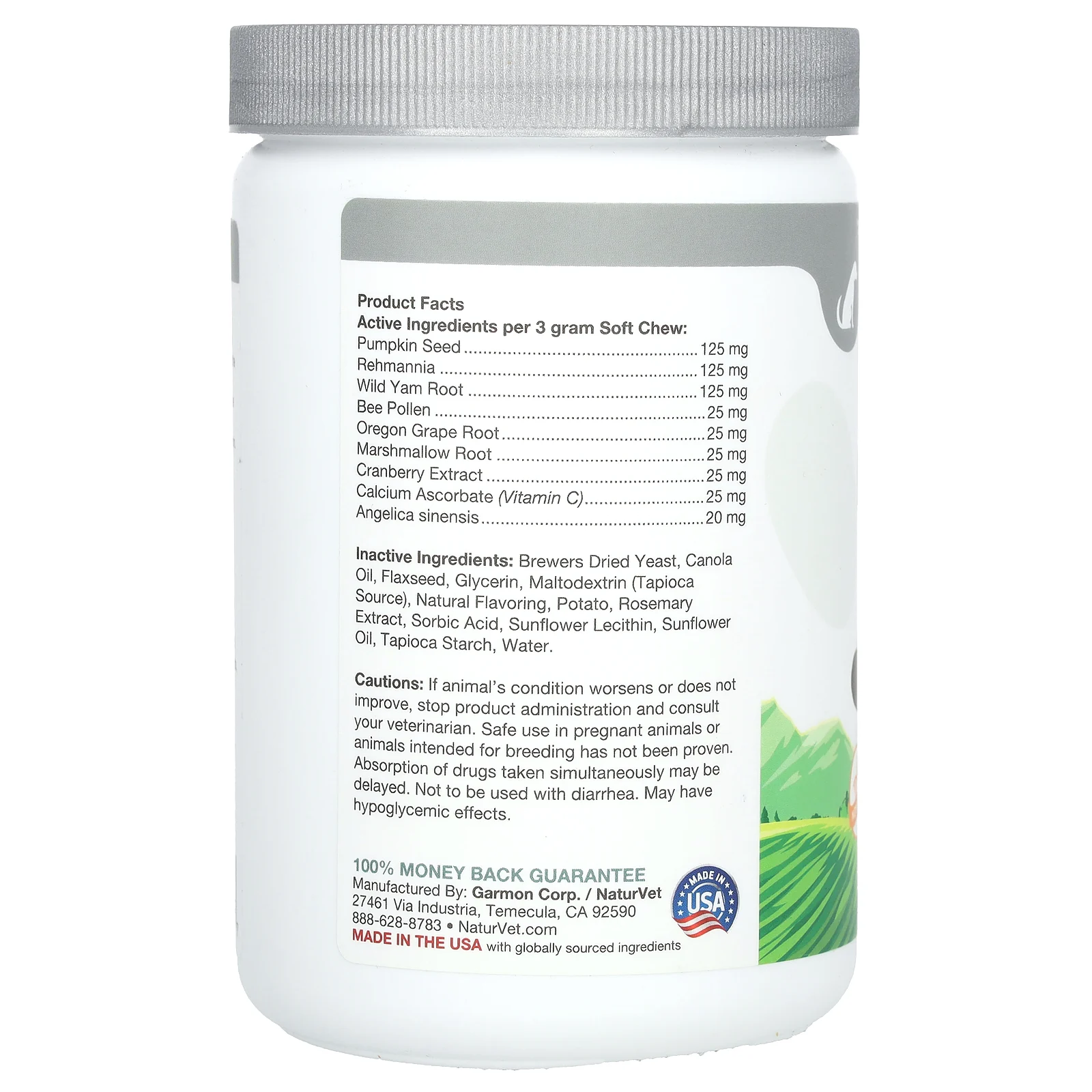 NaturVet, Senior, улучшенная формула при недержании, с корнем дикого ямса, для собак, 120 мягких жевательных таблеток, 360 г (12,6 унции)