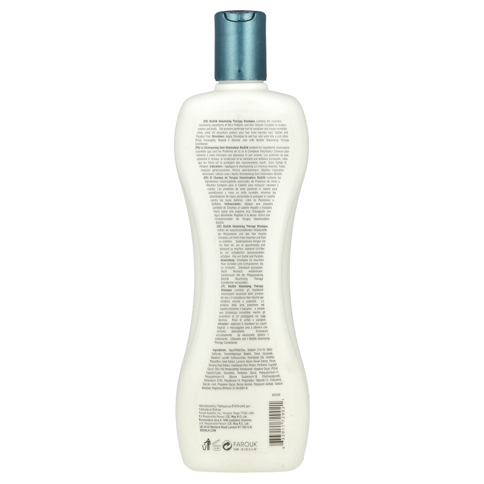 Biosilk, Терапевтический шампунь для увеличения объема, 355 мл (12 жидк. Унций)