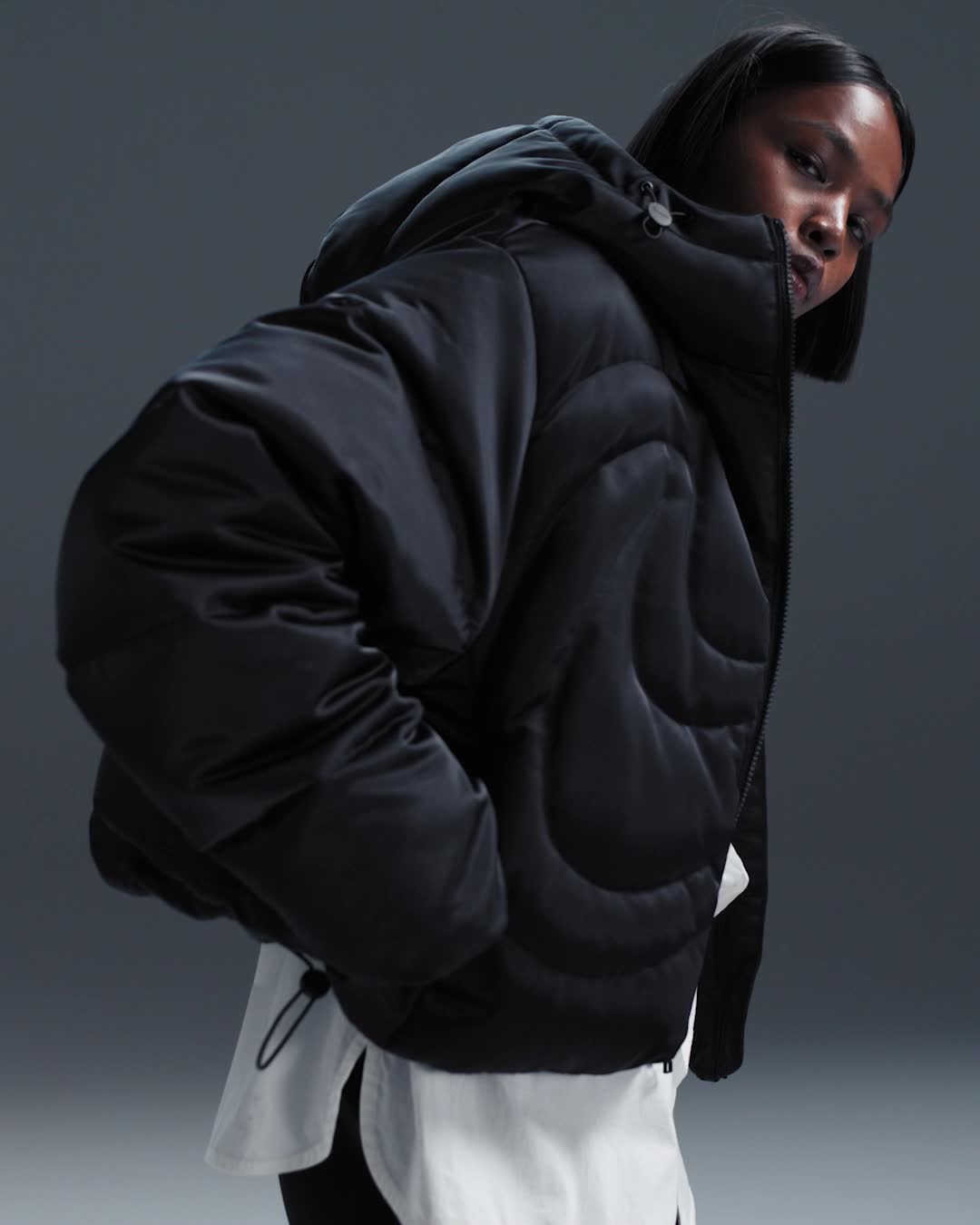 Nike Sportswear Swoosh Series Women's Therma-FIT Oversized Down Puffer Jacket