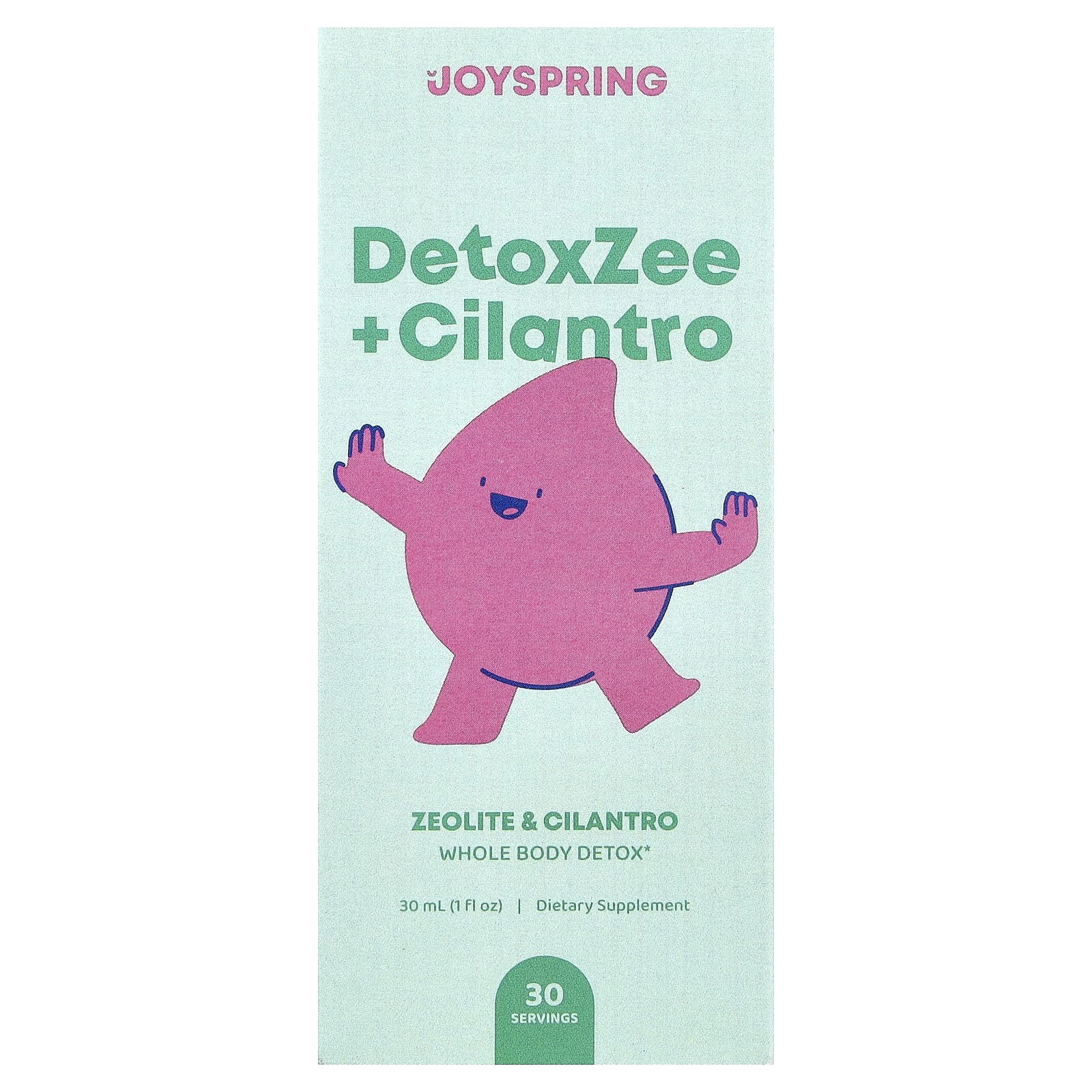 JoySpring, DetoxZee + кинза, 30 мл (1 жидк. унция)