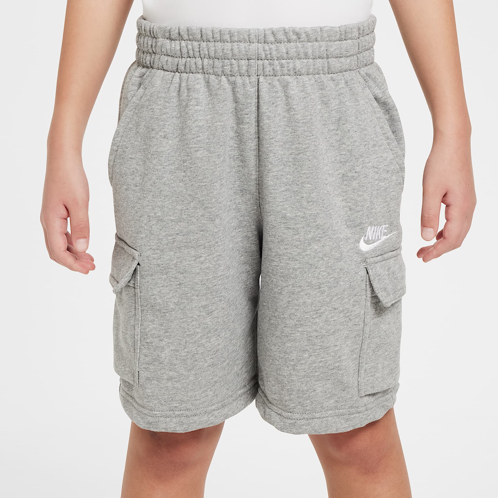 Nike Sportswear Club Big Kids' French Terry Cargo Shorts