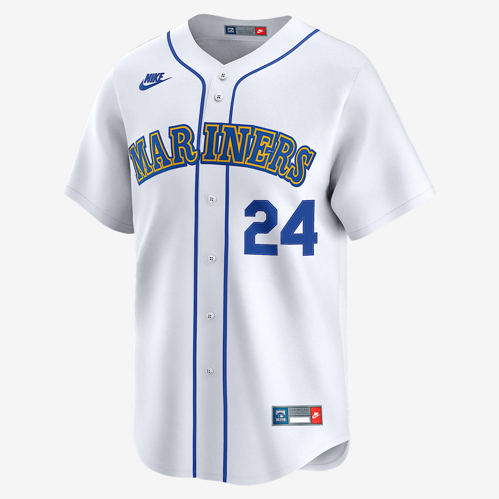 Ken Griffey Jr. Seattle Mariners Cooperstown Men's Nike Dri-FIT ADV MLB Limited Jersey
