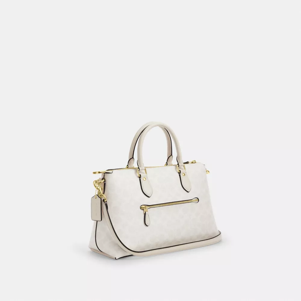 Сумка COACH Georgia Satchel Bag In Signature Canvas