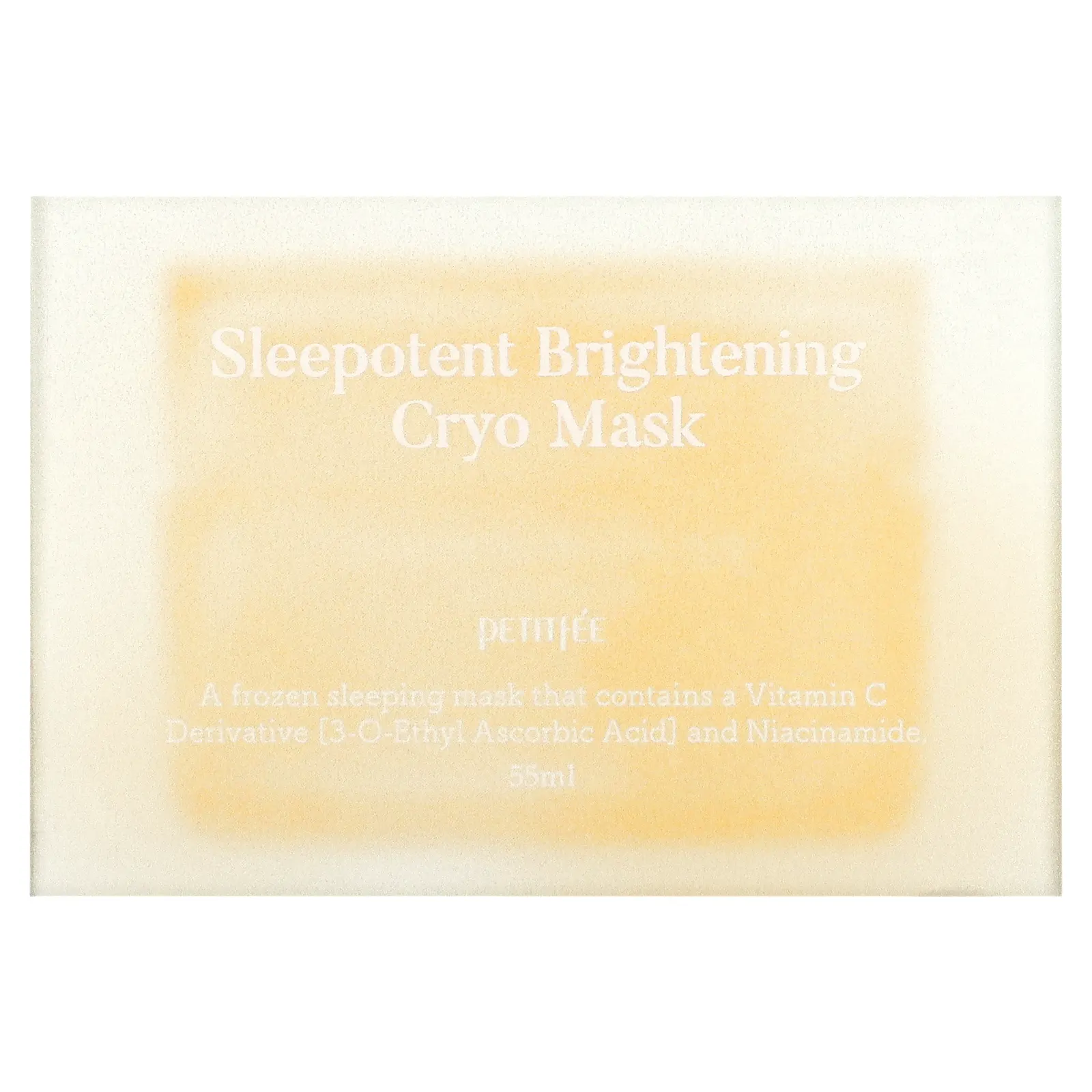 Petitfee, Осветляющая крио-маска Sleepotent, 55 мл