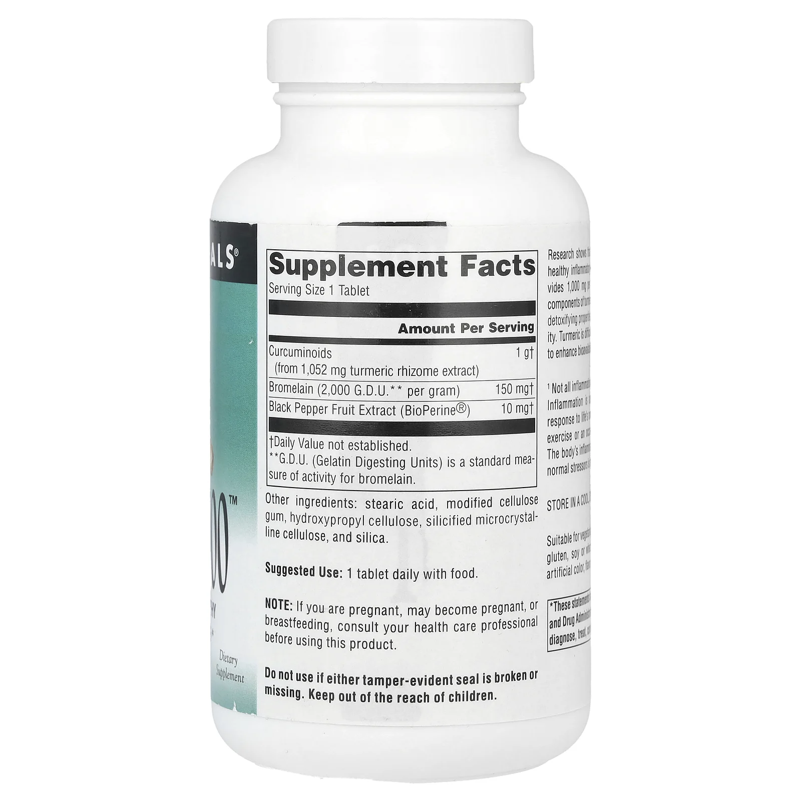 Source Naturals, Куркума 1000 ™, 1000 мг, 120 таблеток