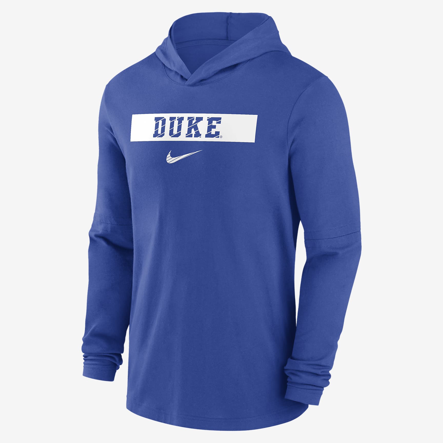Duke Blue Devils Sideline Men's Nike Dri-FIT College Long-Sleeve Hooded Top