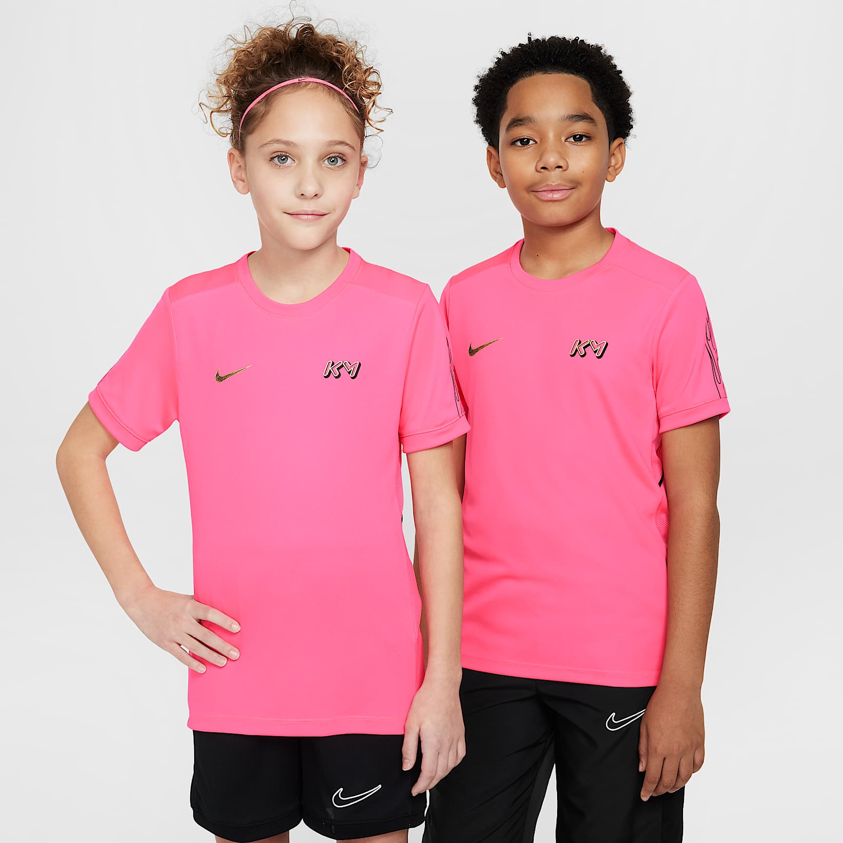 Kylian Mbappé Academy Big Kids' Dri-FIT Soccer Top