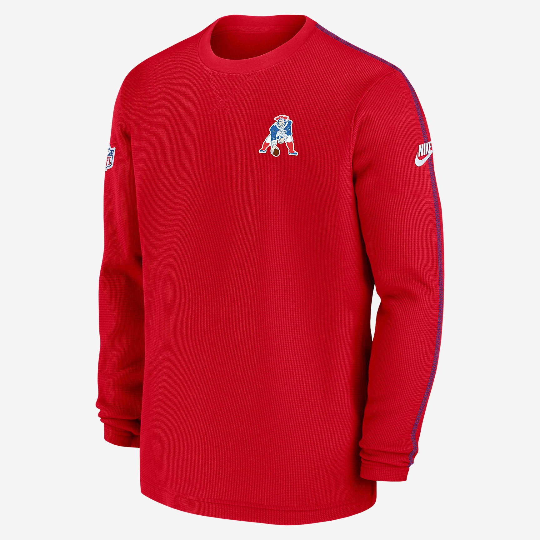 New England Patriots Logo Coach Men’s Nike NFL Long-Sleeve Top