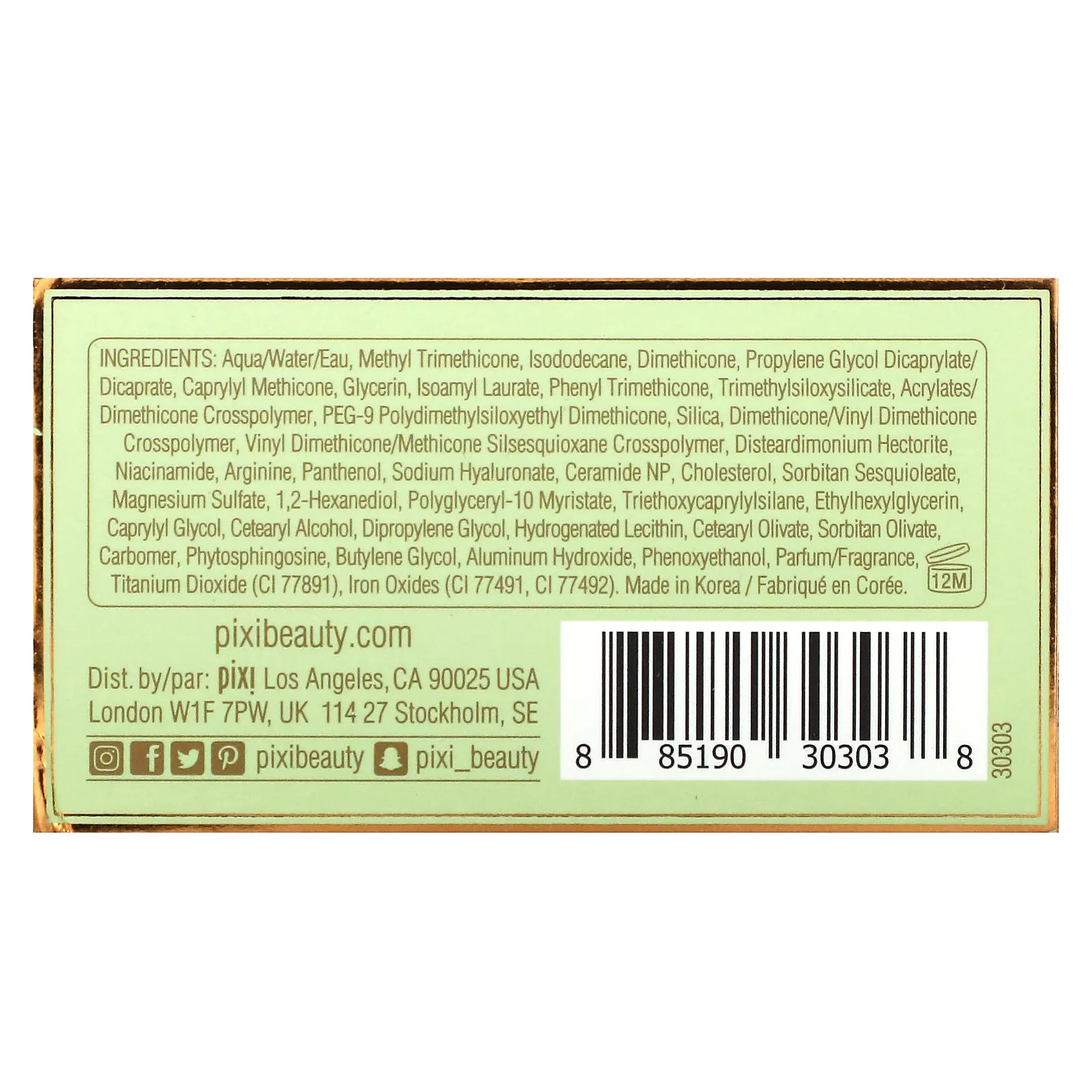 Pixi Beauty, Glow Tint Cushion, корректор для осветления цвета, 0116 персиковый, 12 г (0,4 унции)