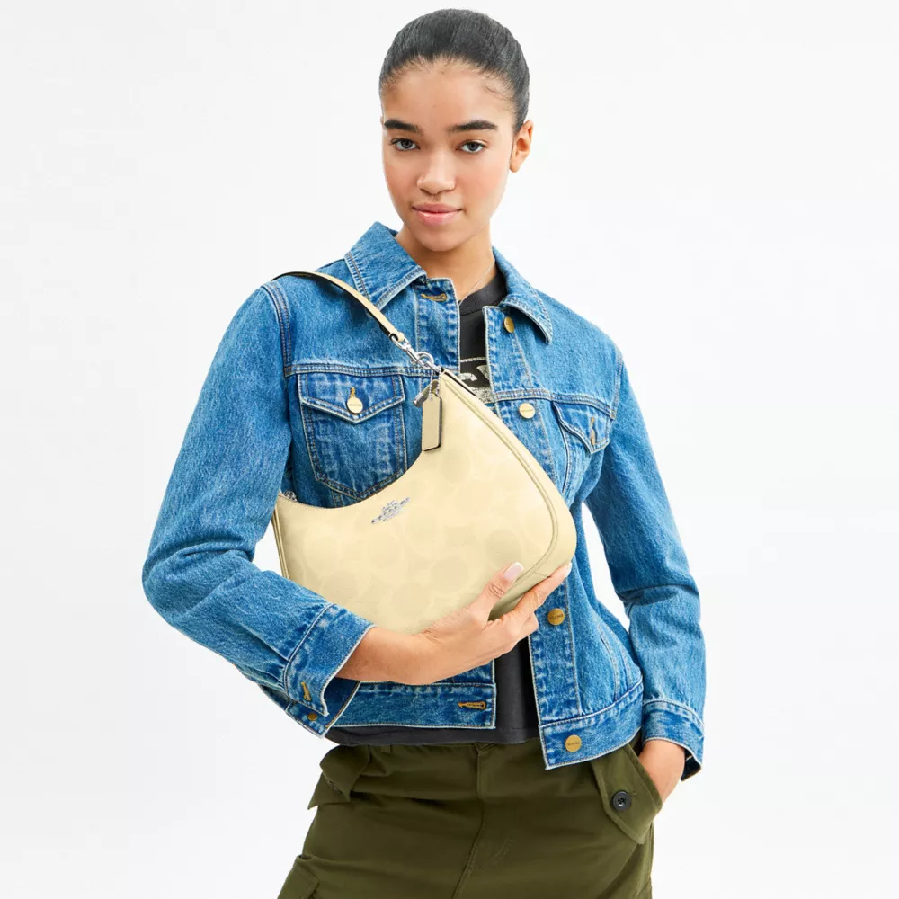 Сумка COACH Teri Hobo Bag In Signature Canvas