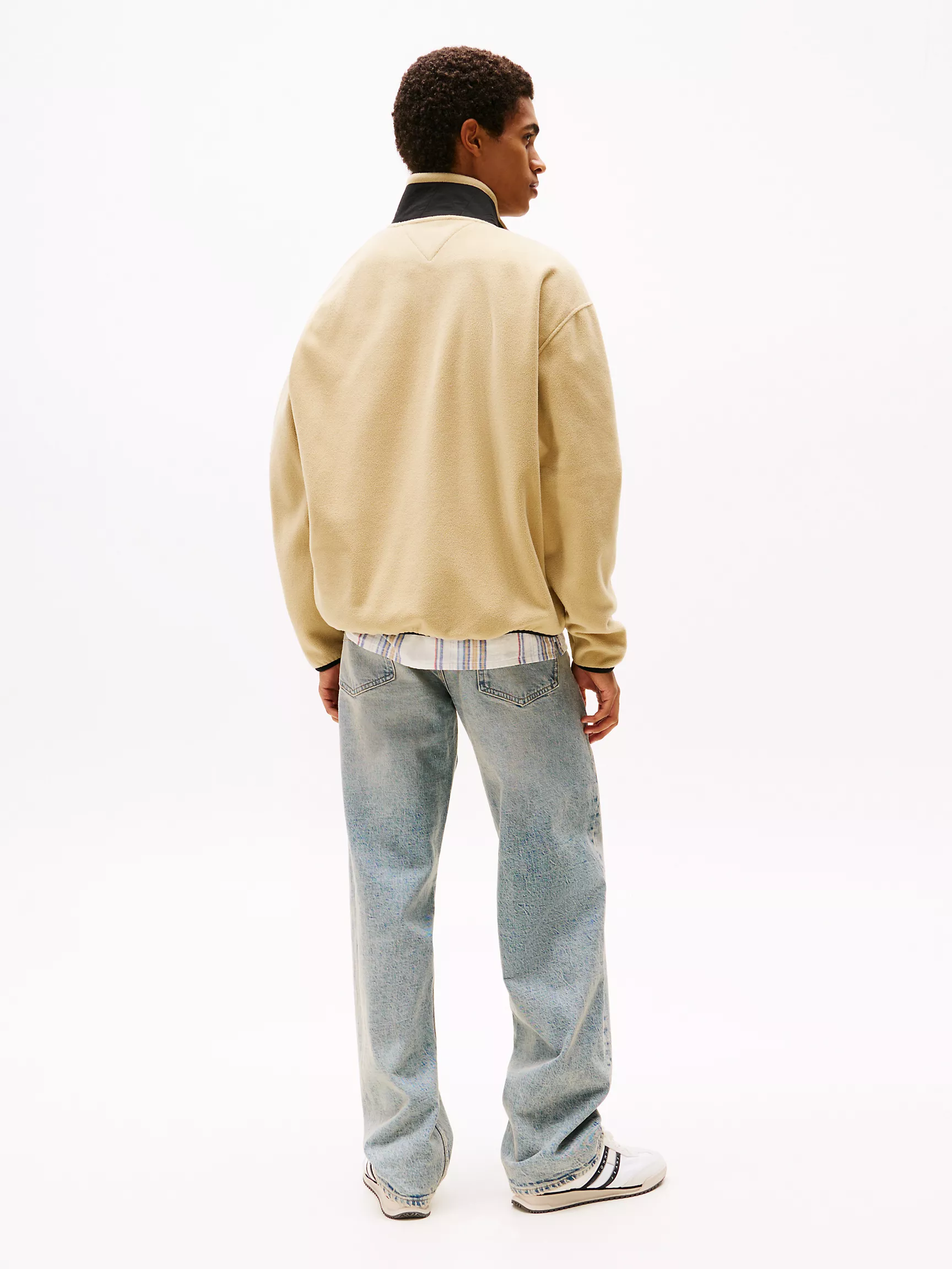 Мужская толстовка Tommy Hilfiger, Свободный флисовый свитшот на молнии