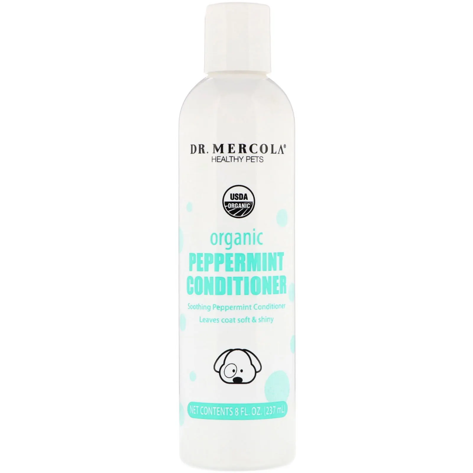 Dr. Mercola, Healthy Pets, Organic Peppermint Conditioner for Dogs, 8 fl oz (237 ml)