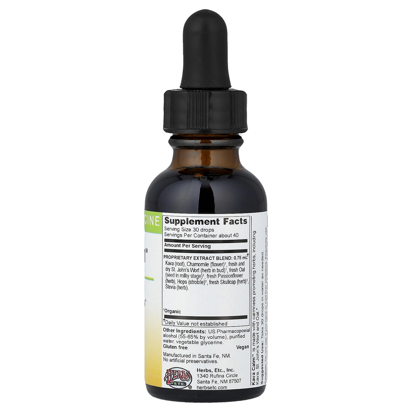 Herbs Etc., Kava Calm™, 30 мл (1 жидк. унция)