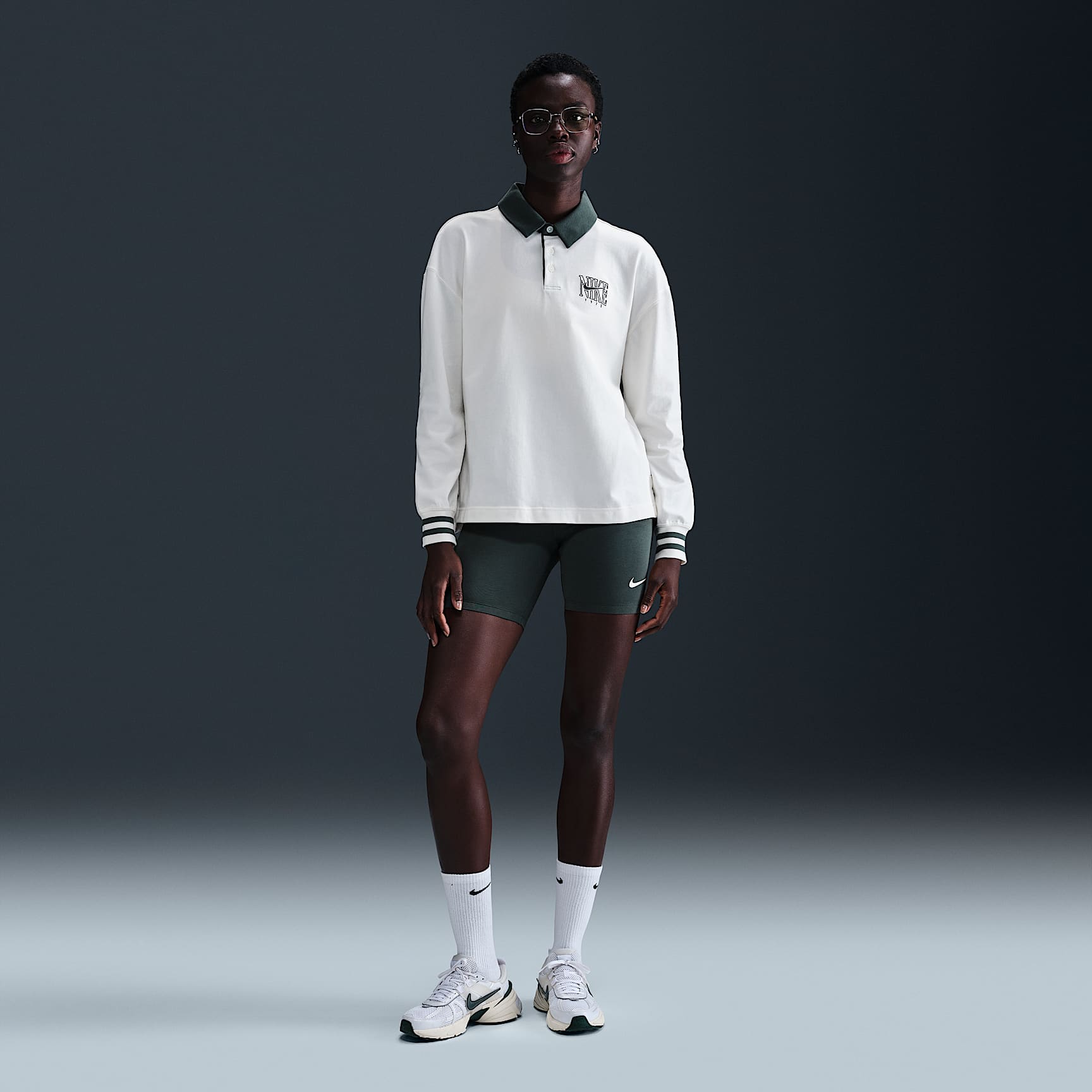 Nike Sportswear Essential Women's Oversized Long-Sleeve Polo