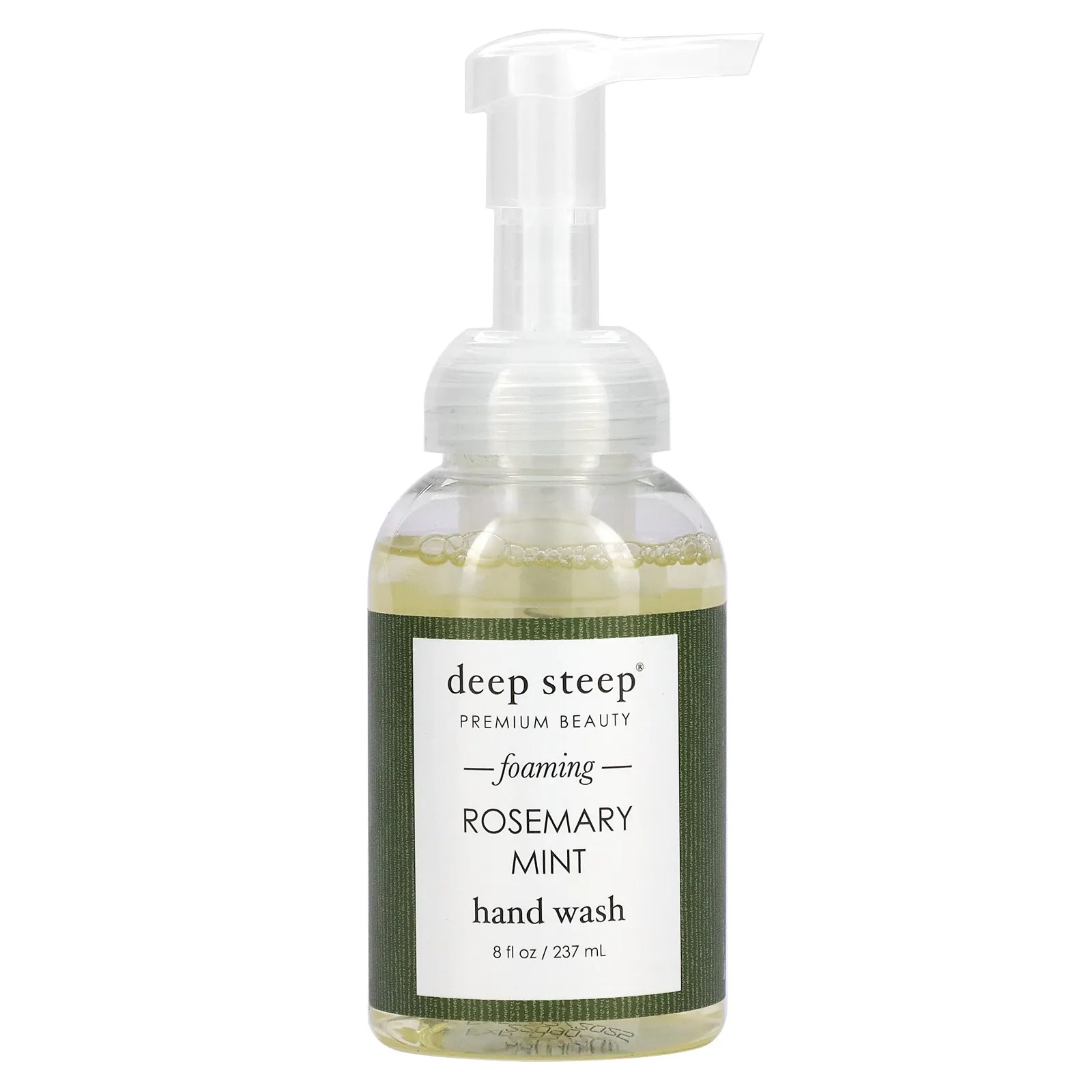 Deep Steep, Пенящееся мыло для рук, розмарин и мята, 237 мл (8 жидк. Унций)