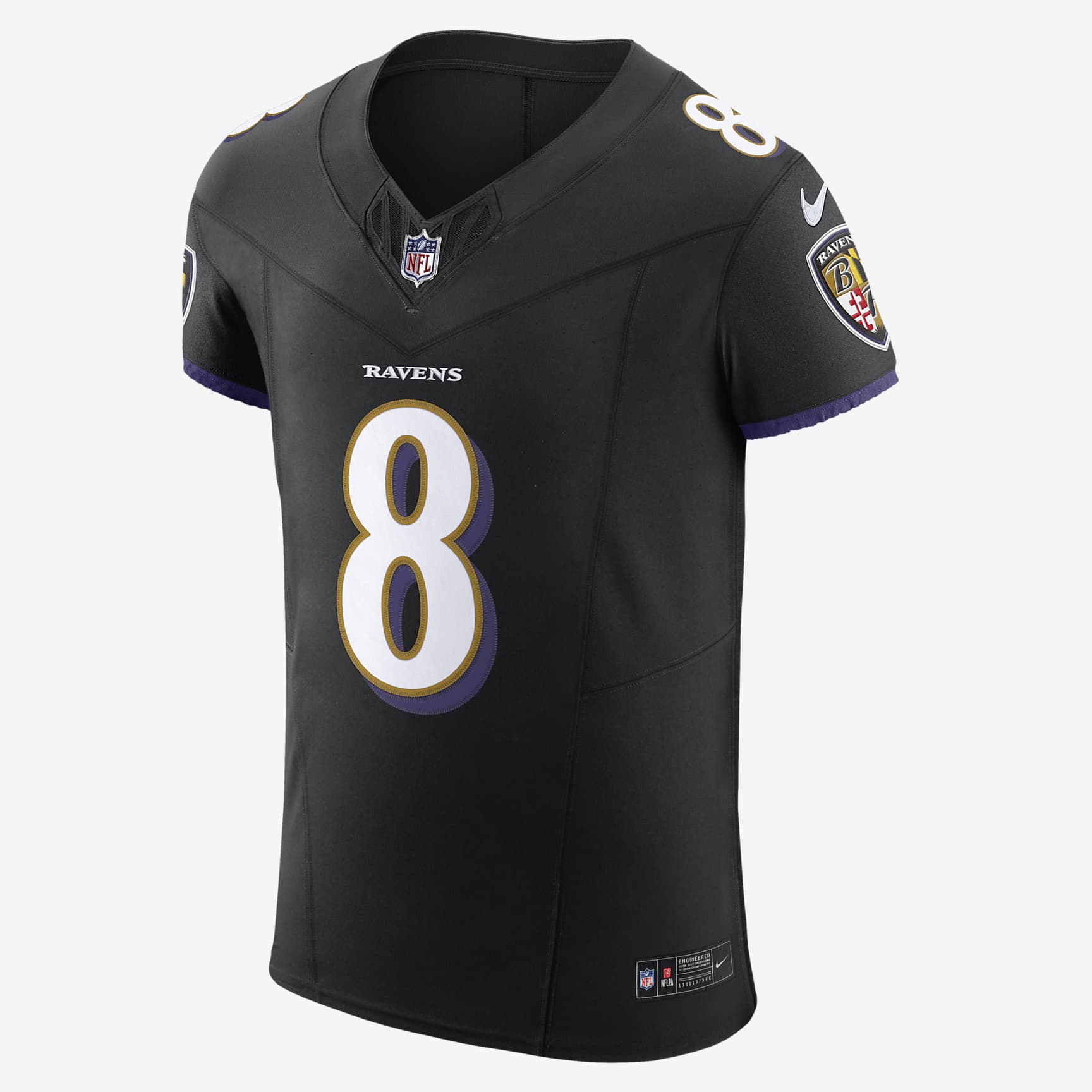 Lamar Jackson Baltimore Ravens Men's Nike Dri-FIT NFL Elite Football Jersey