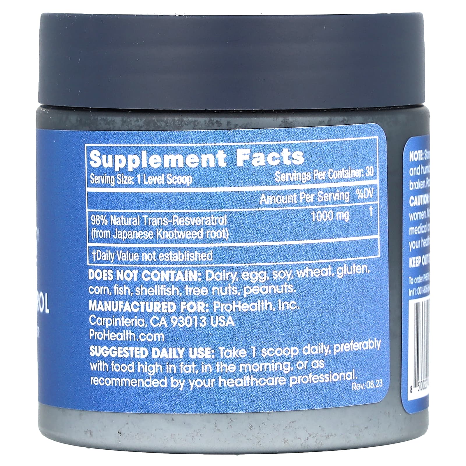 ProHealth Longevity, Микронизированный транс-ресвератрол, 30 г