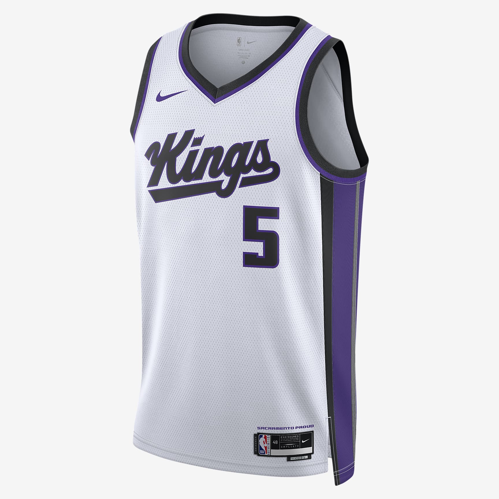De'Aaron Fox Sacramento Kings 2023/24 Association Edition Men's Nike Dri-FIT NBA Swingman Jersey